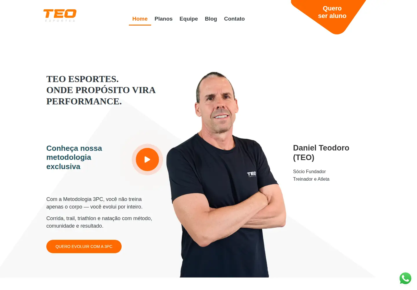 Captured homepage of teoesportes.com.br in the current scan