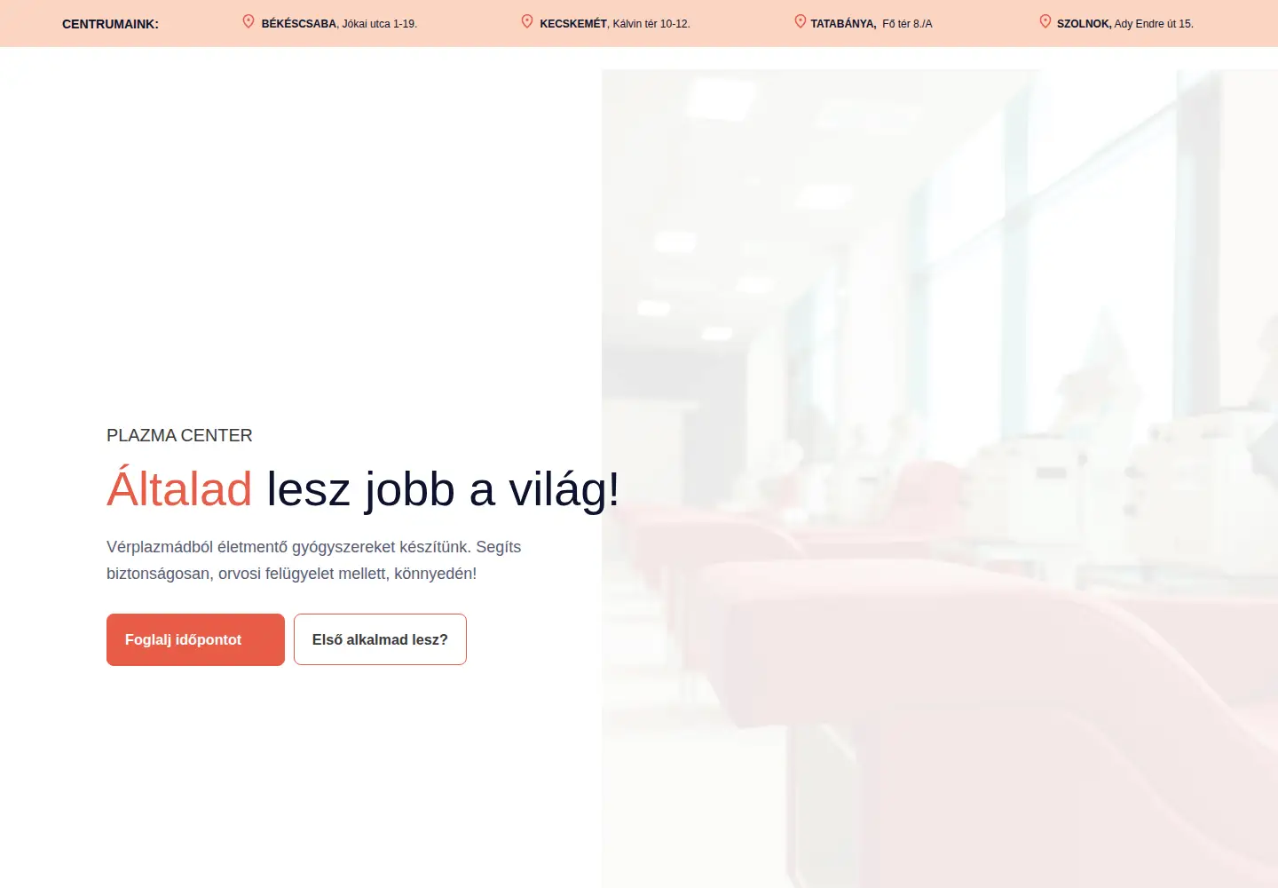 Screenshot of plazmacenter.hu