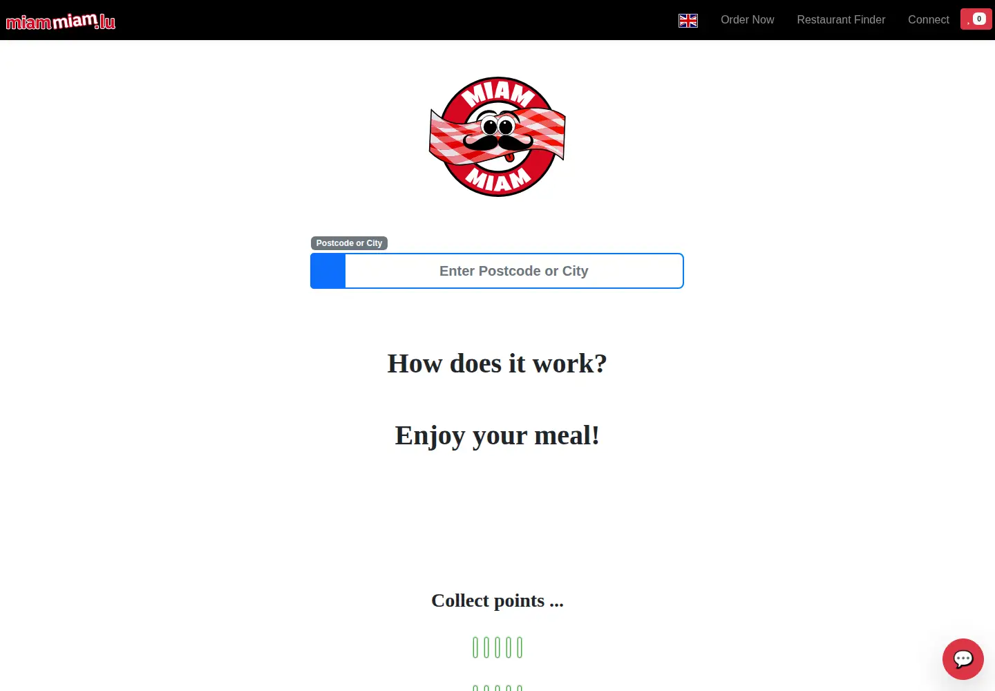 Screenshot of miammiam.lu