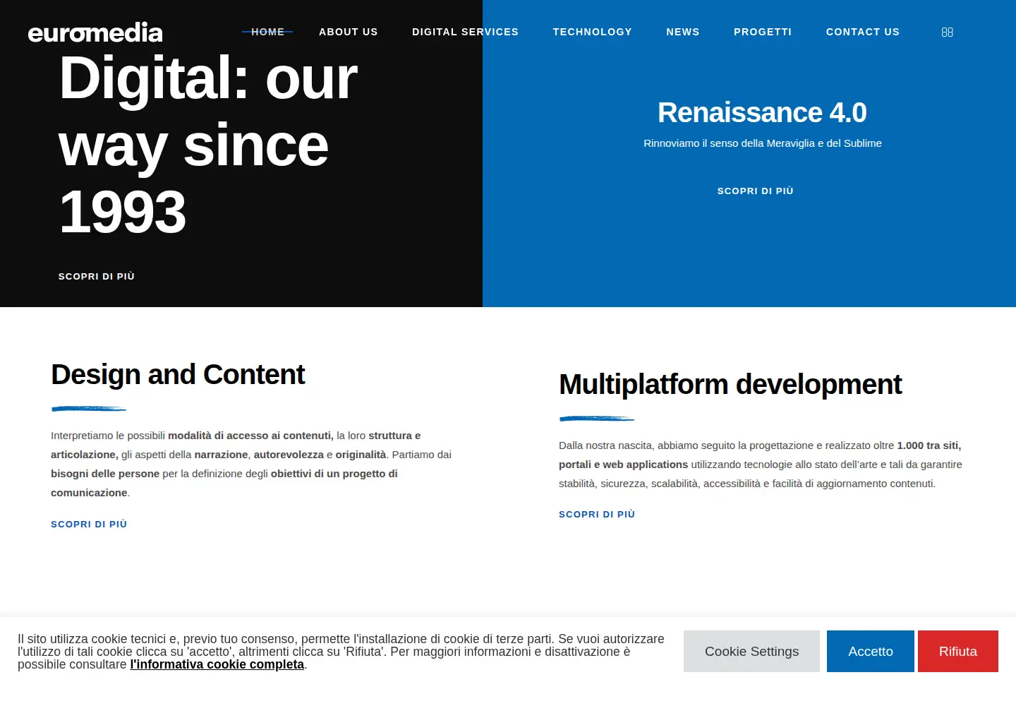 Screenshot of euromediaitalia.com