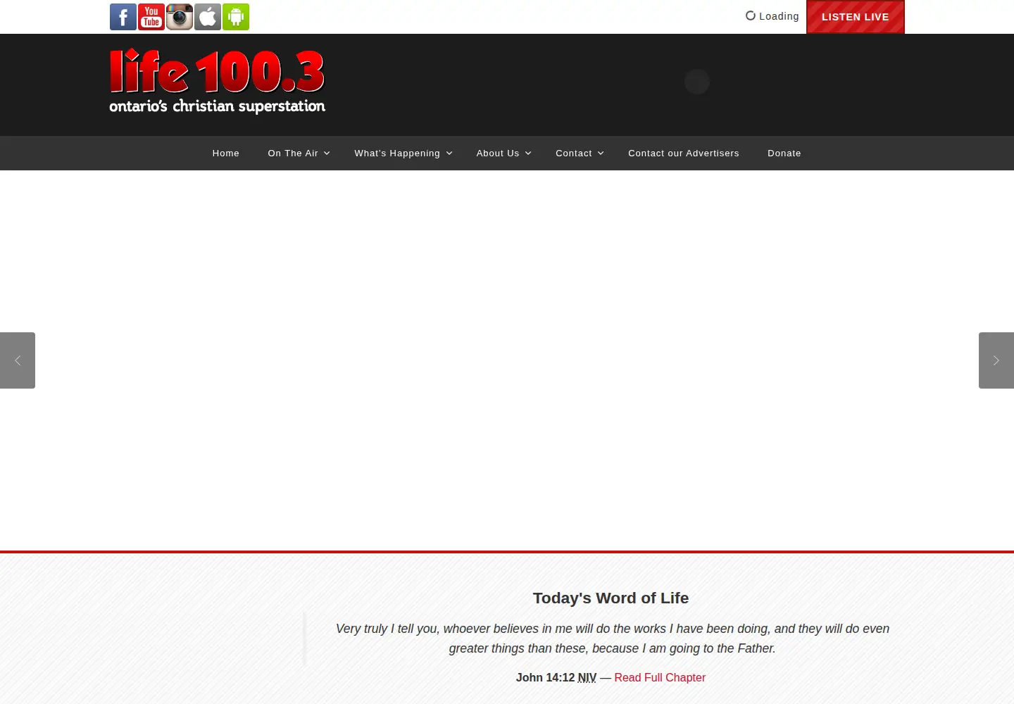 Screenshot of lifeonline.fm