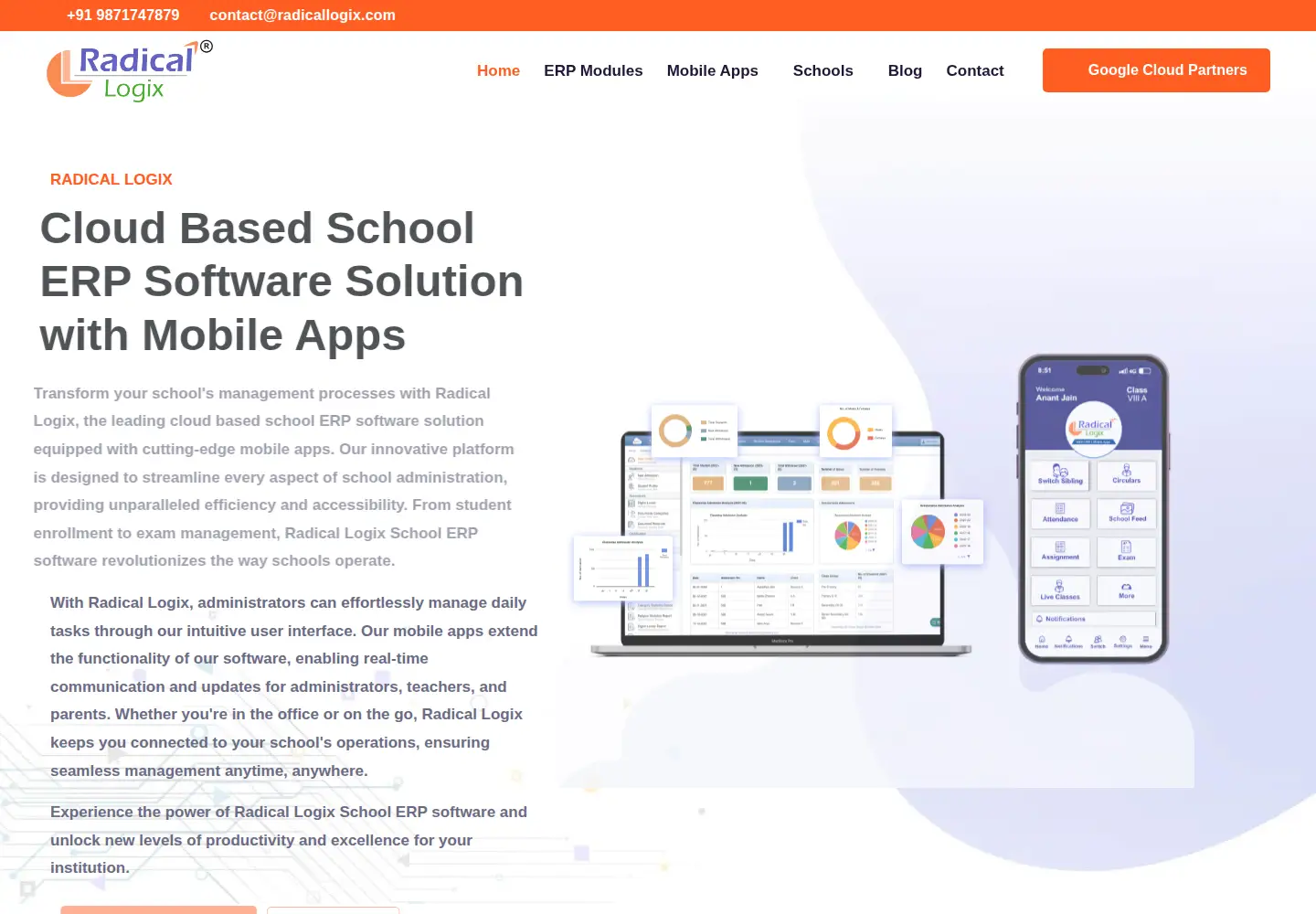 Screenshot of radicallogix.com