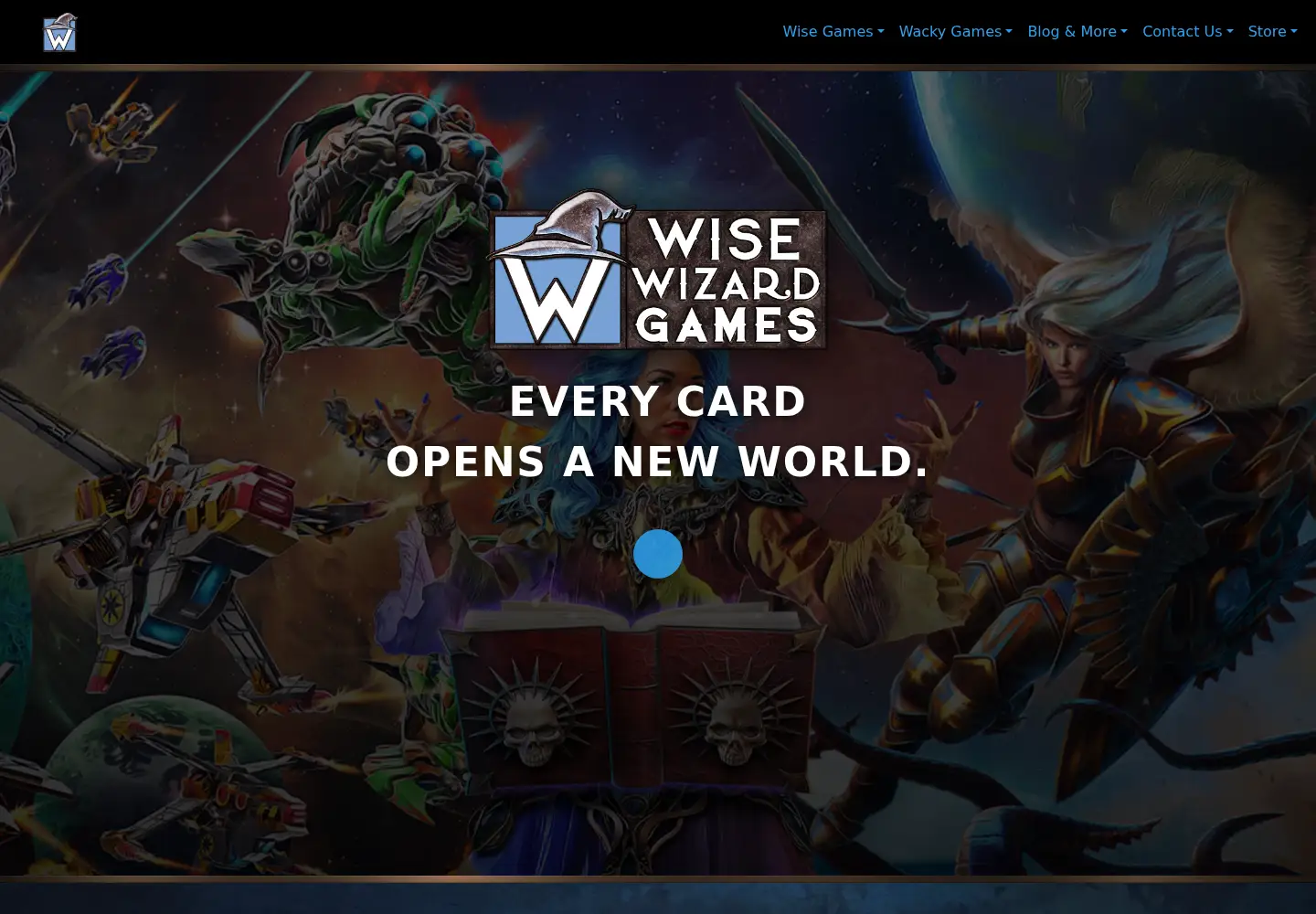 Screenshot of wisewizardgames.com