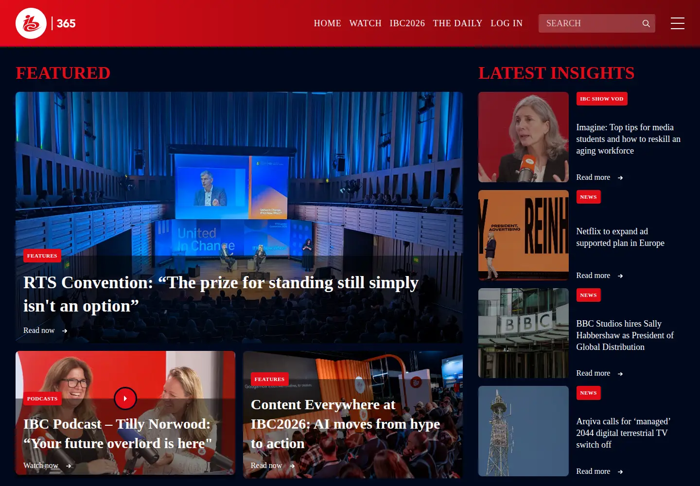 Screenshot of ibc.org