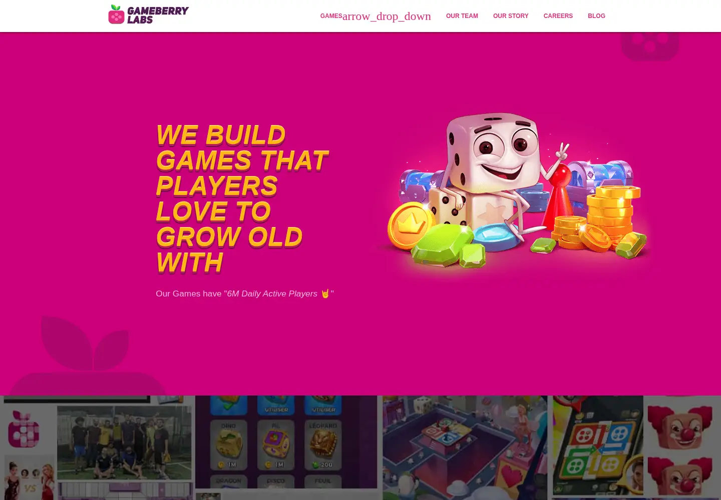 Screenshot of gameberrylabs.com