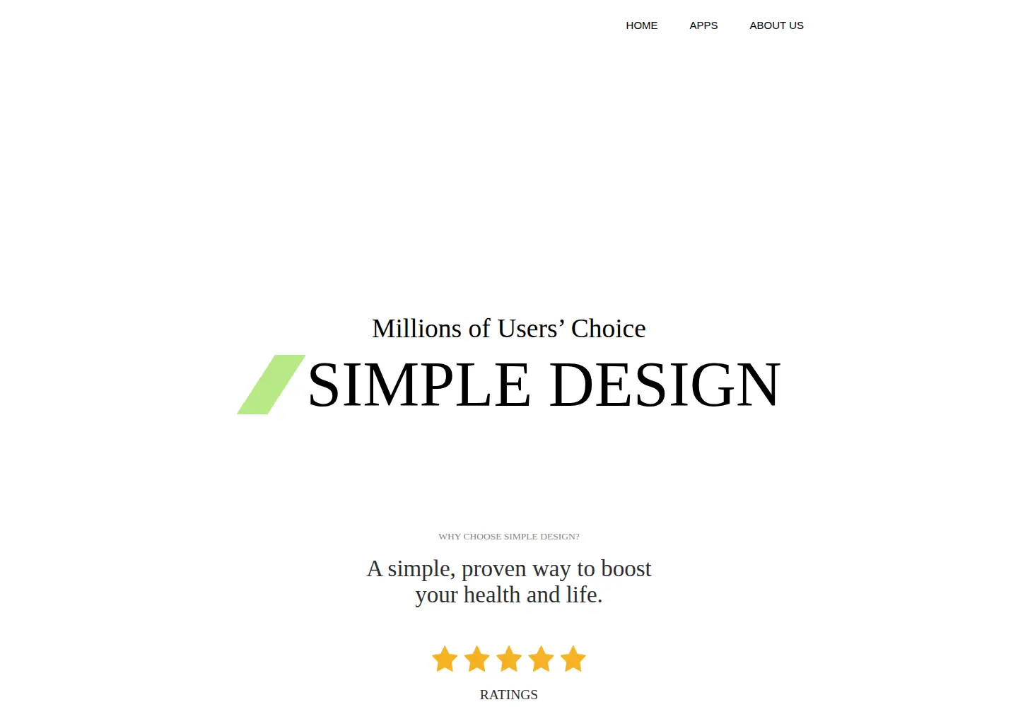 Captured homepage of simpledesign.ltd in the current scan
