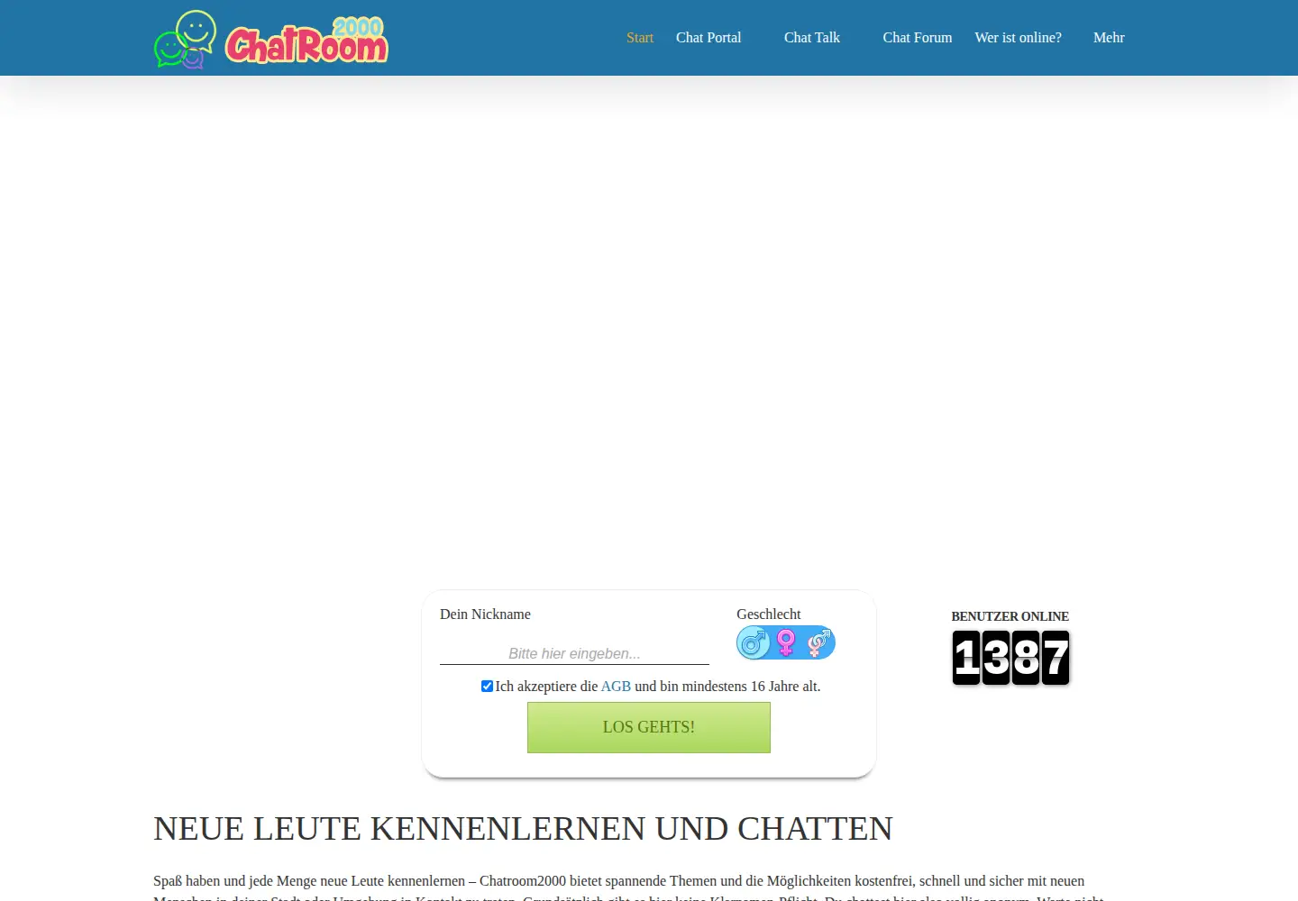 Screenshot of chatroom2000.de