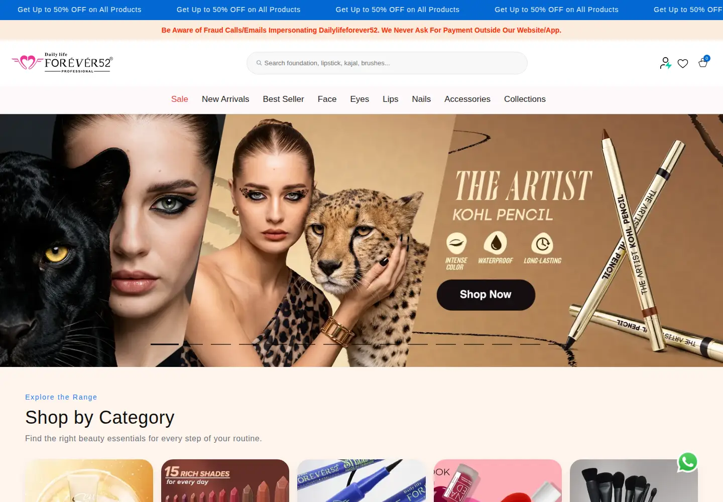 Screenshot of dailylifeforever52.in