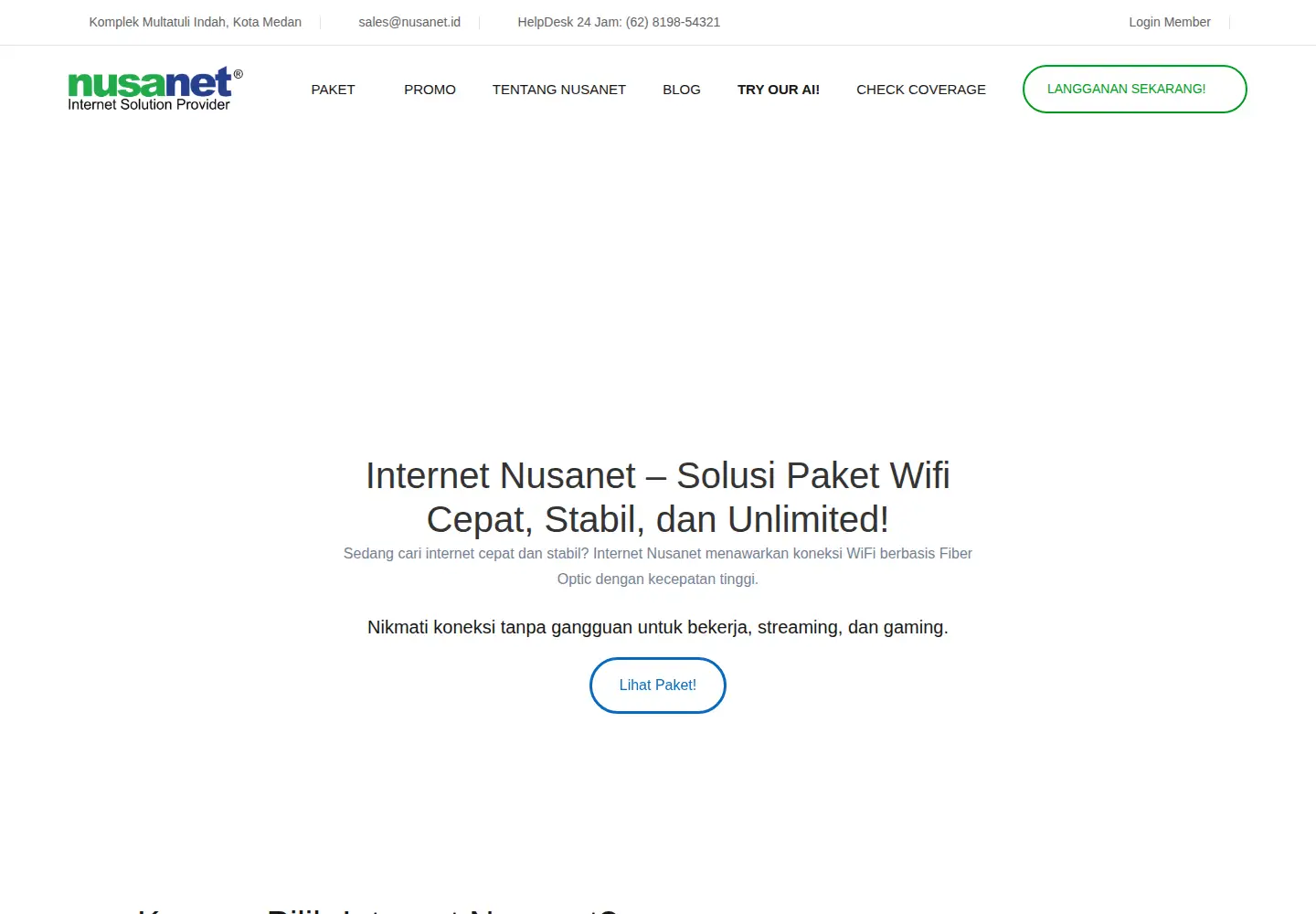 Screenshot of nusa.net.id