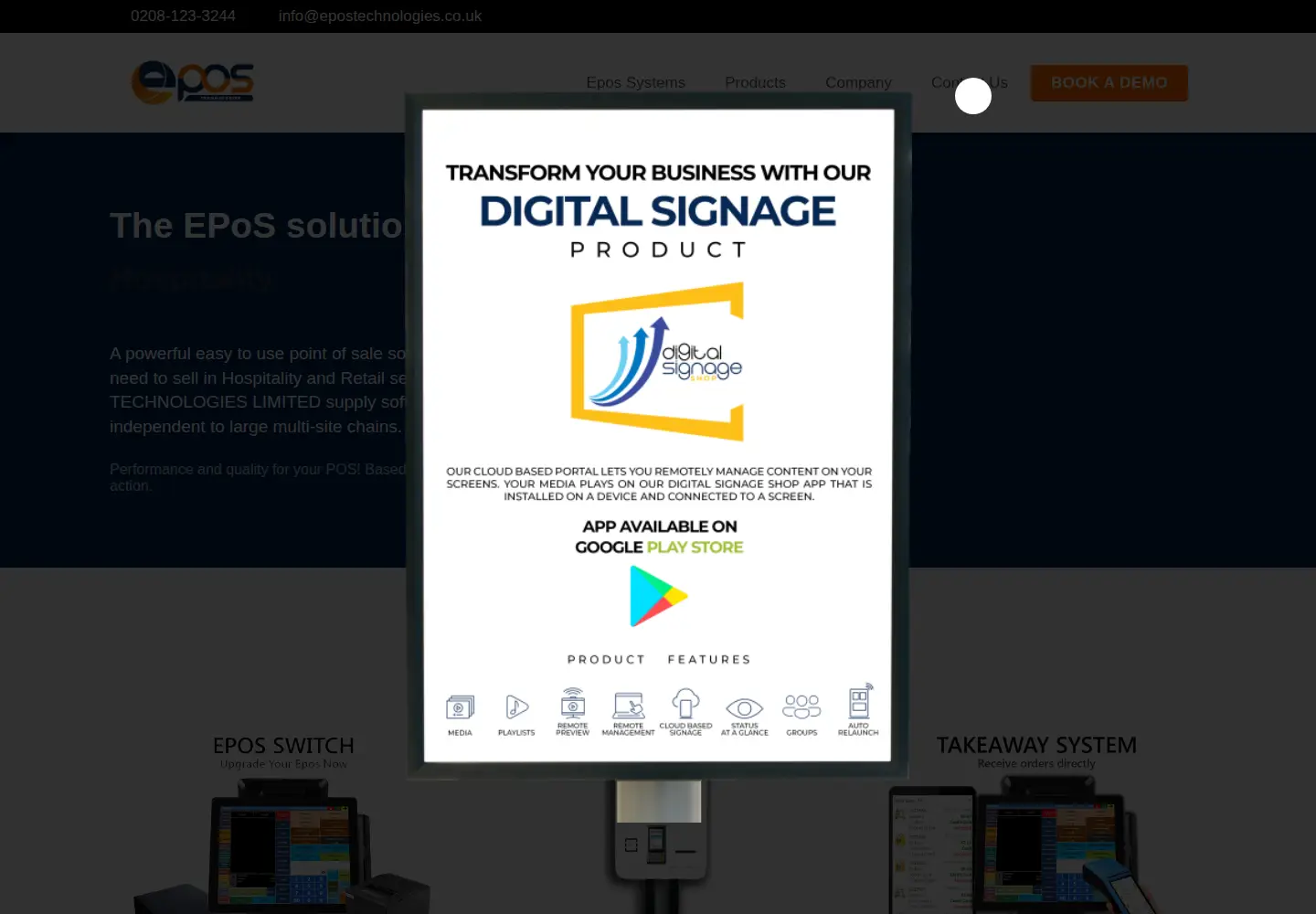 Screenshot of epostechnologies.co.uk