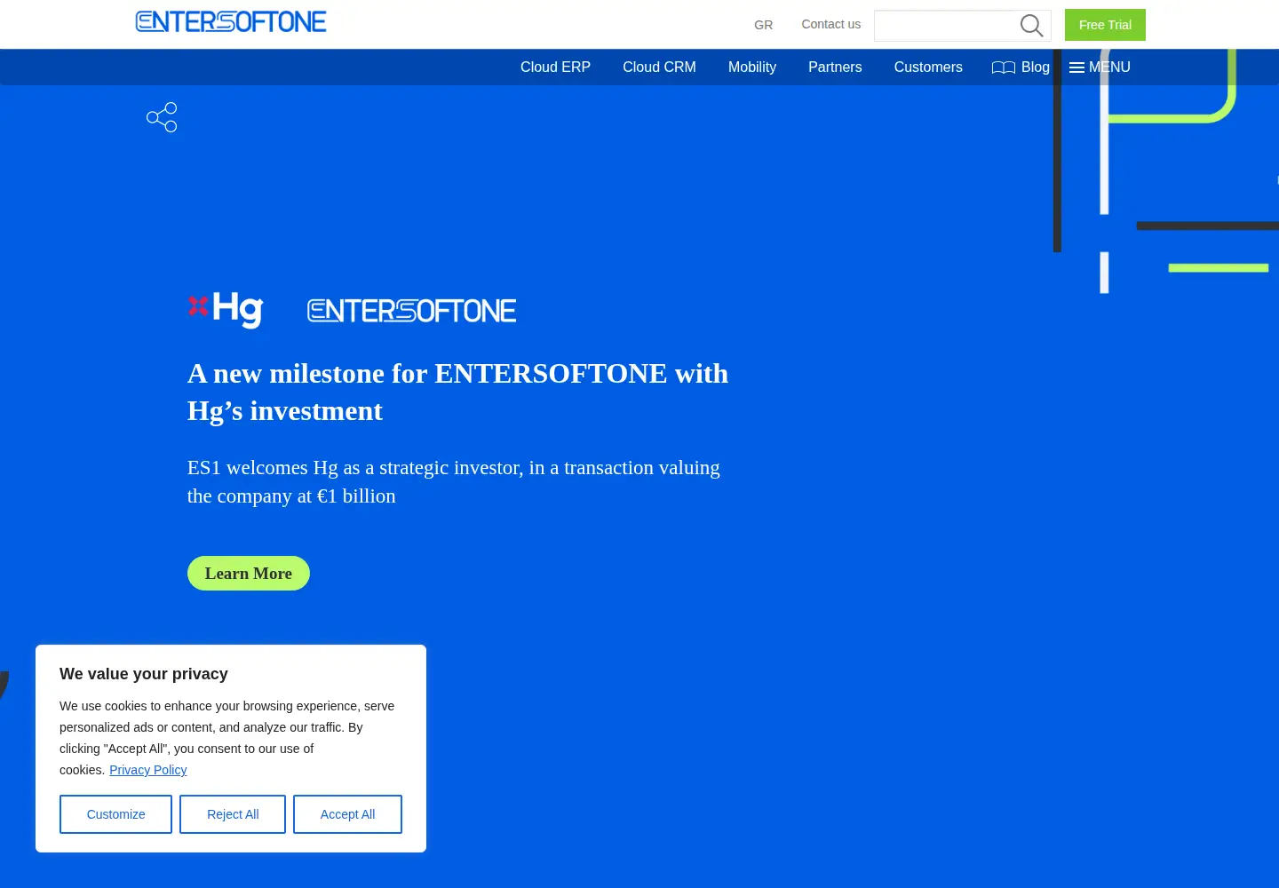 Captured homepage of soft1.eu in the current scan
