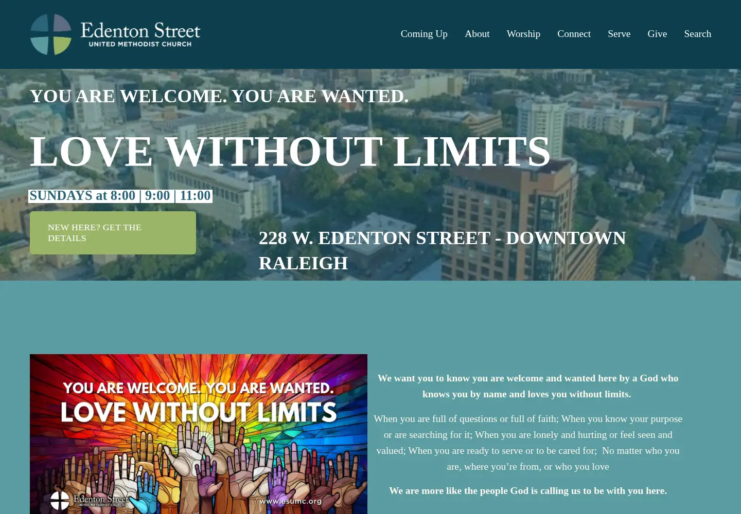Screenshot of esumc.org