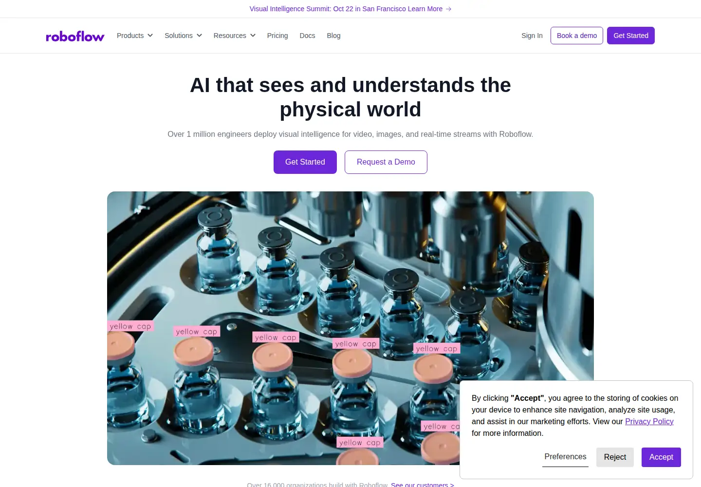 Screenshot of roboflow.com