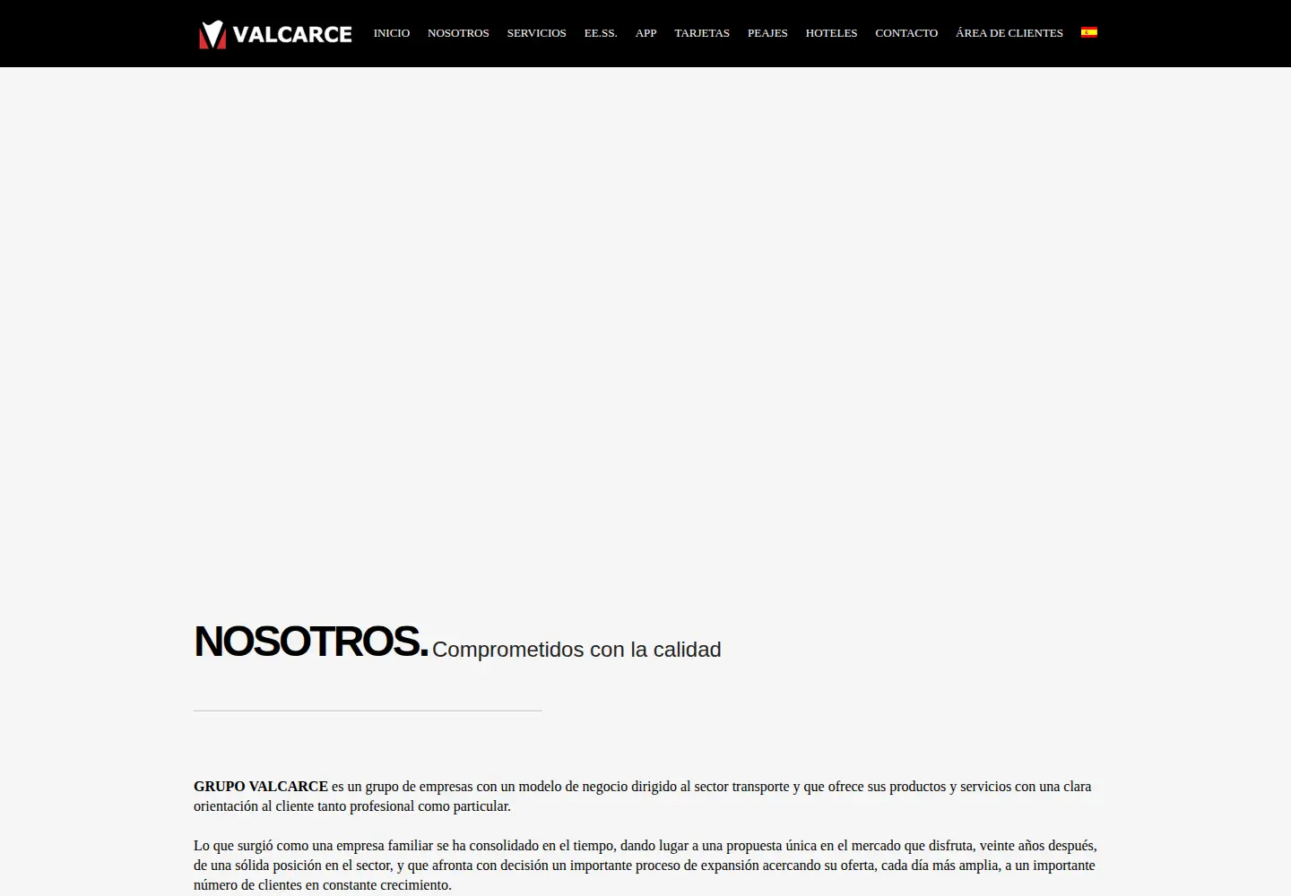 Screenshot of grupovalcarce.com