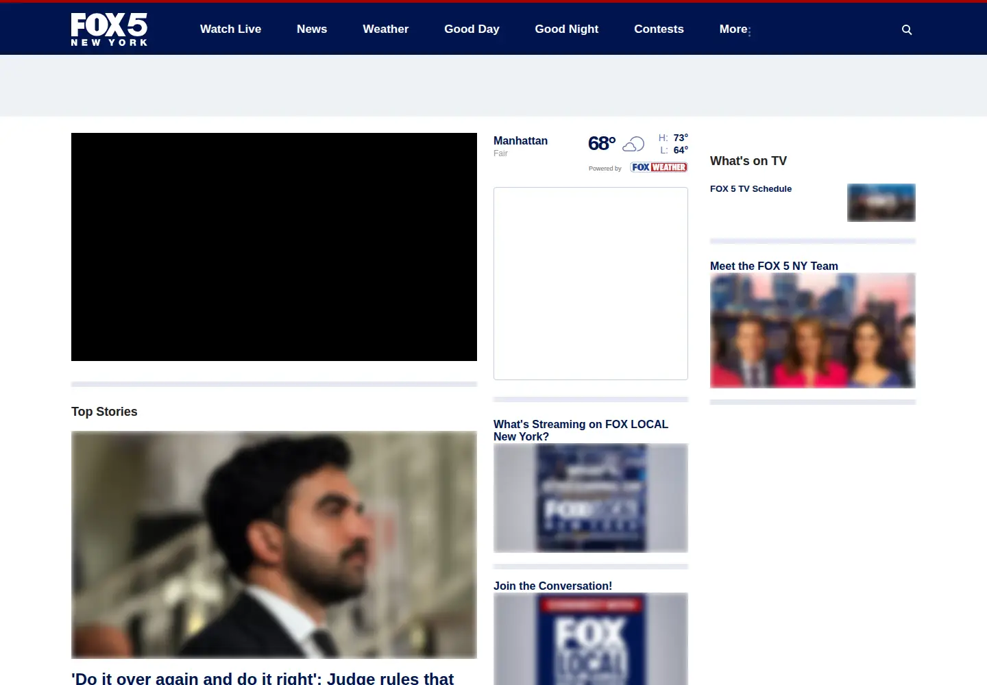 Screenshot of fox5ny.com