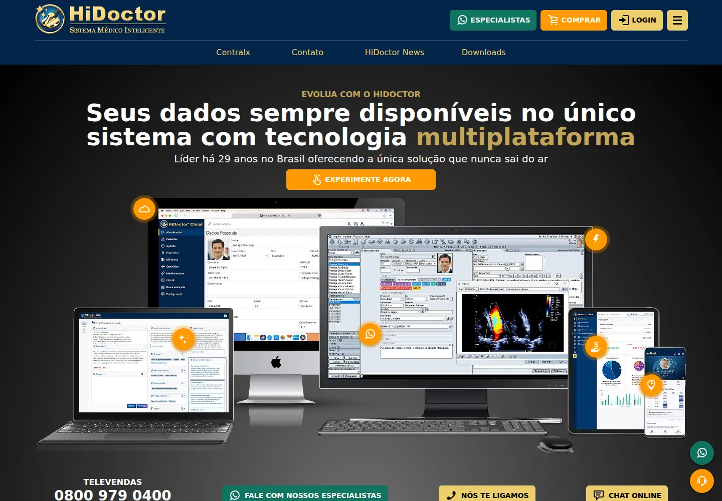 Screenshot of hidoctor.com.br