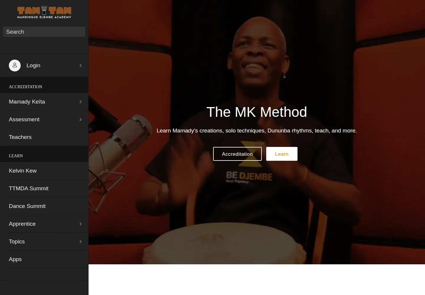 Screenshot of ttmda.com