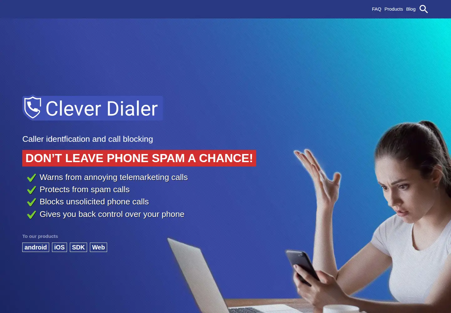 Screenshot of cleverdialer.app