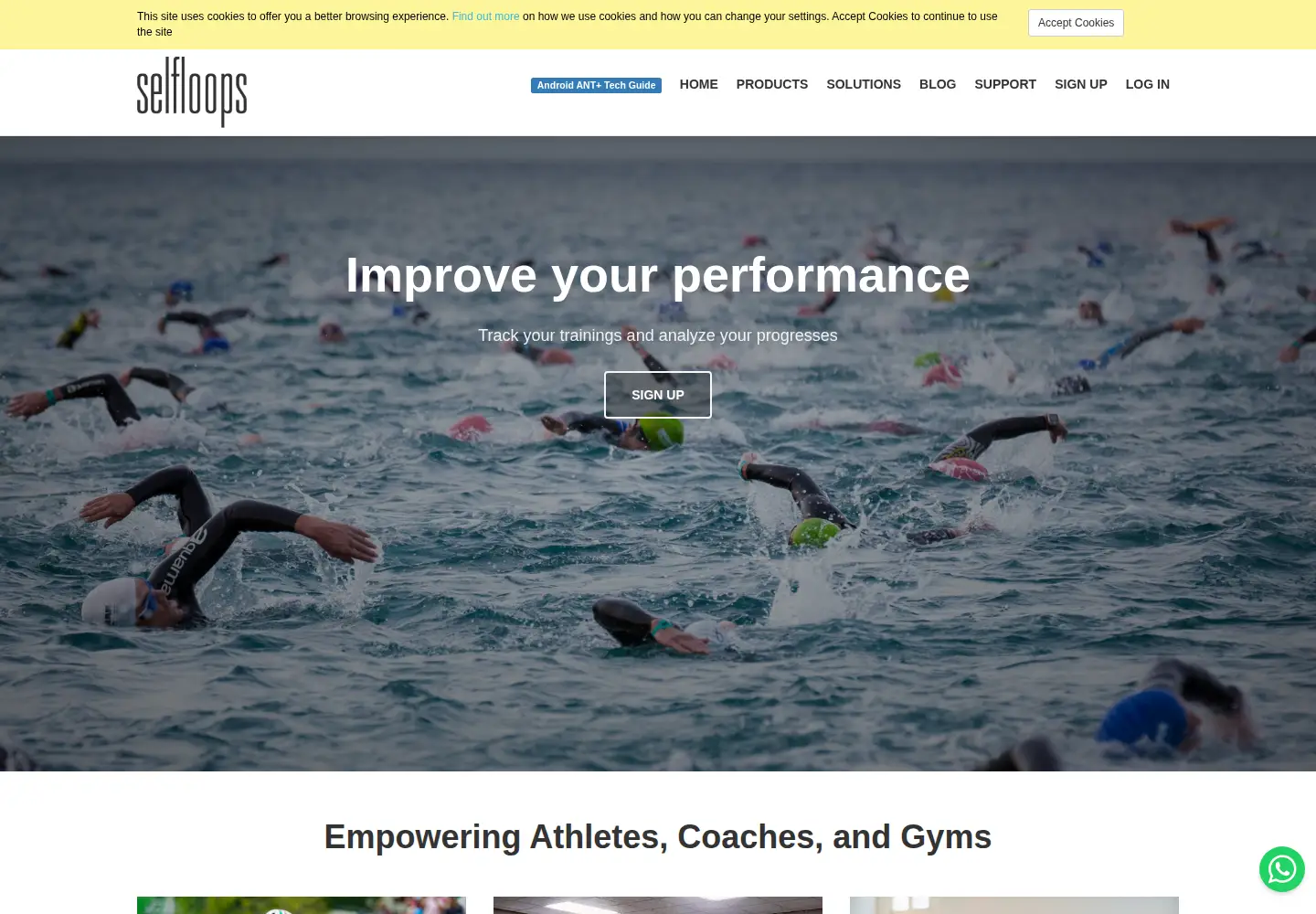 Screenshot of selfloops.com