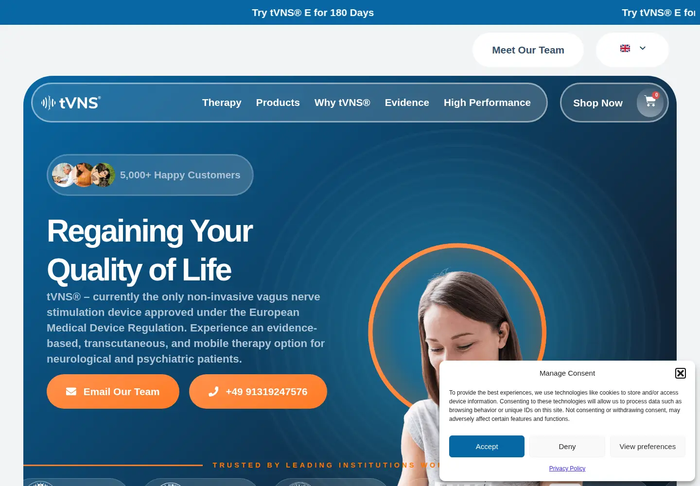 Screenshot of t-vns.com