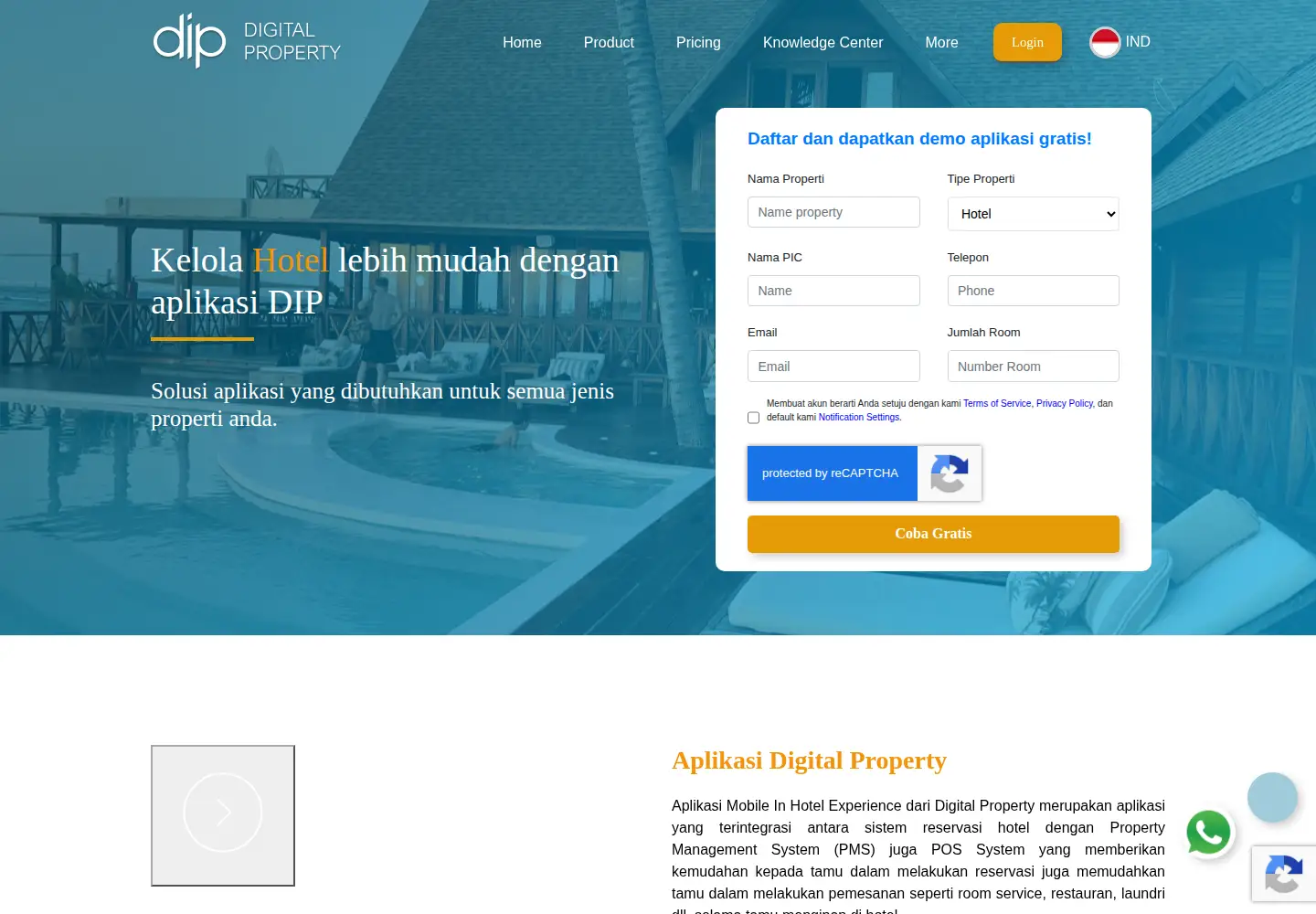 Screenshot of dip.id