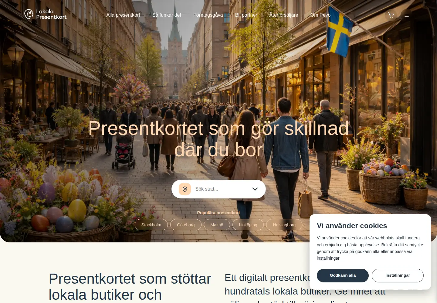 Screenshot of cityplay.se