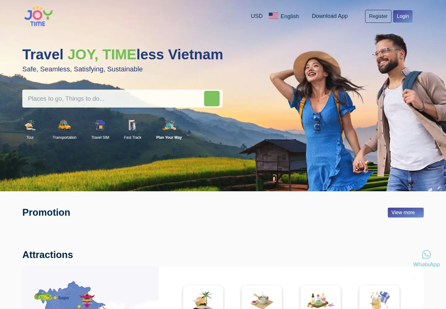 Screenshot of joytime.vn