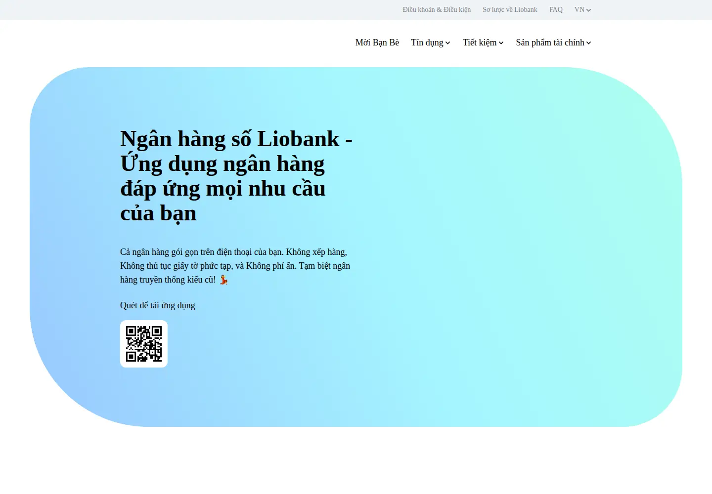 Screenshot of liobank.vn