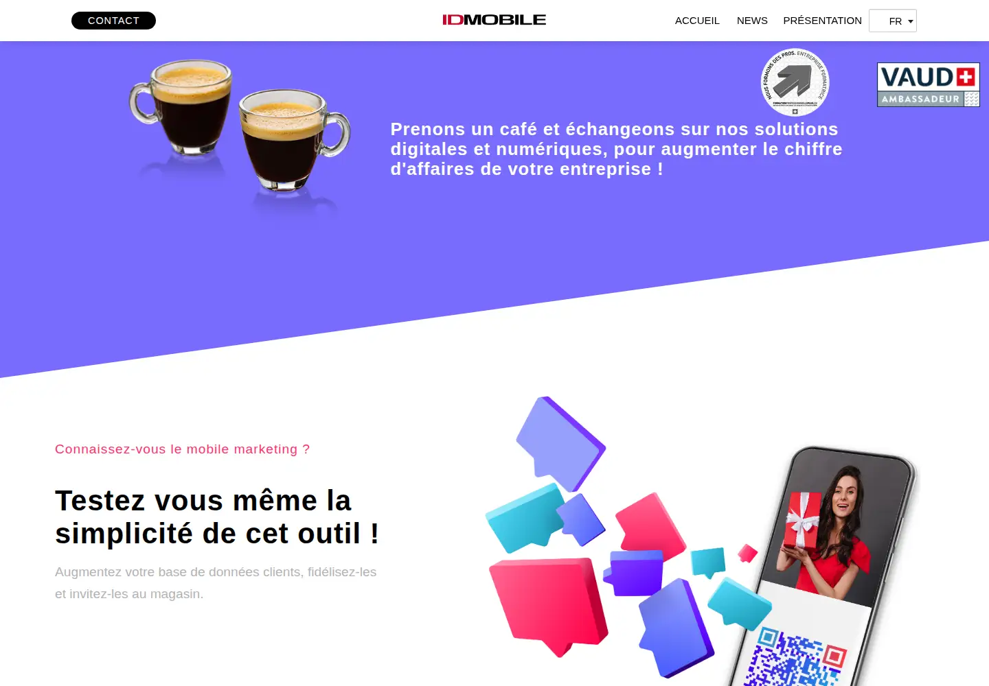 Screenshot of idmobile.ch