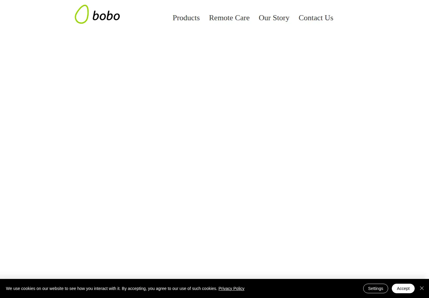 Captured homepage of bobo-balance.com in the current scan