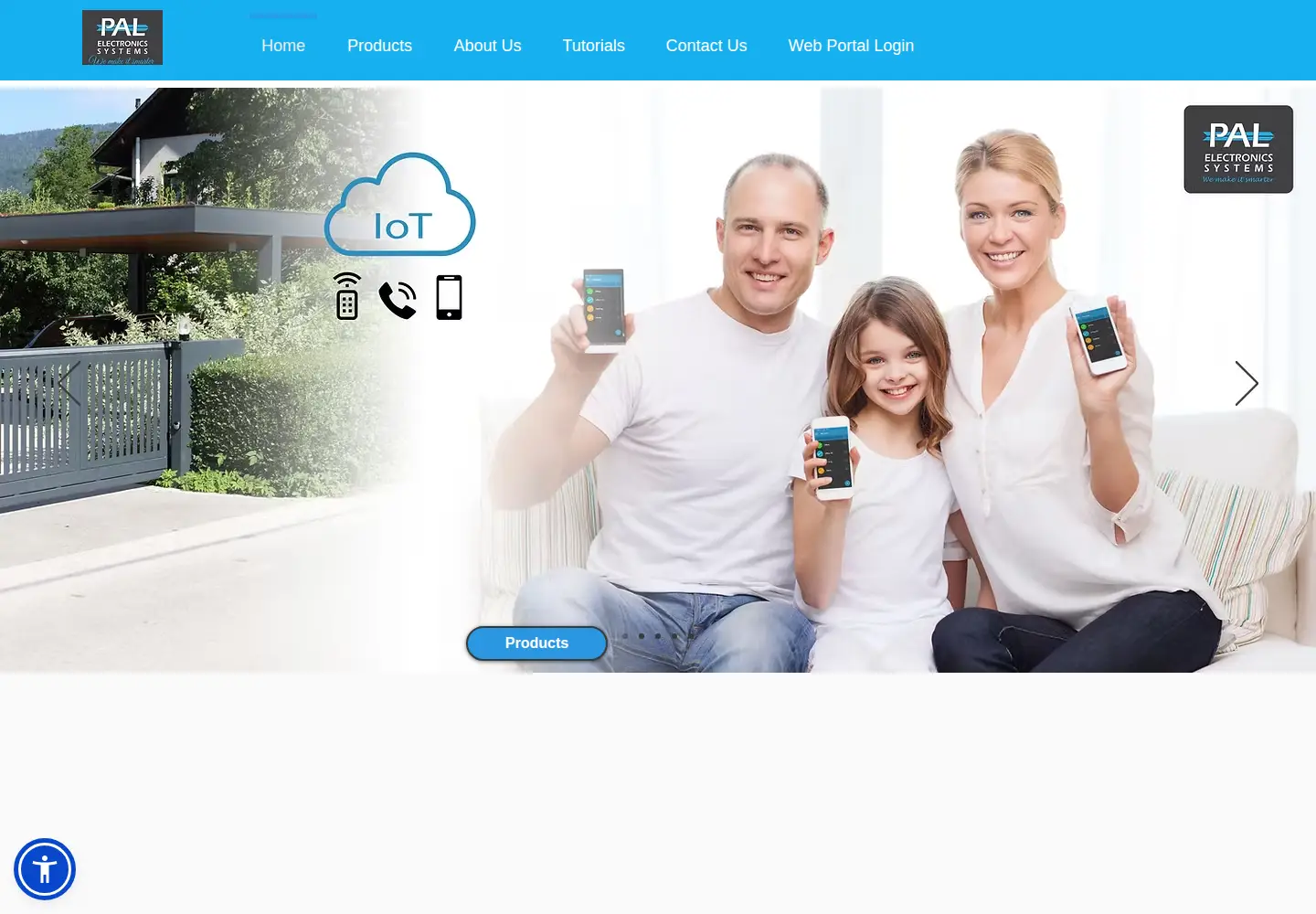 Screenshot of pal-es.com