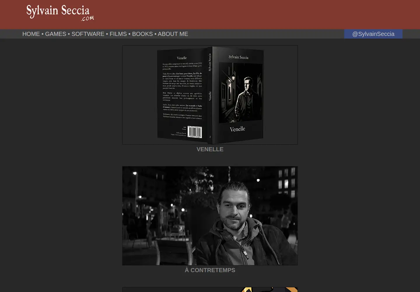 Screenshot of seccia.com