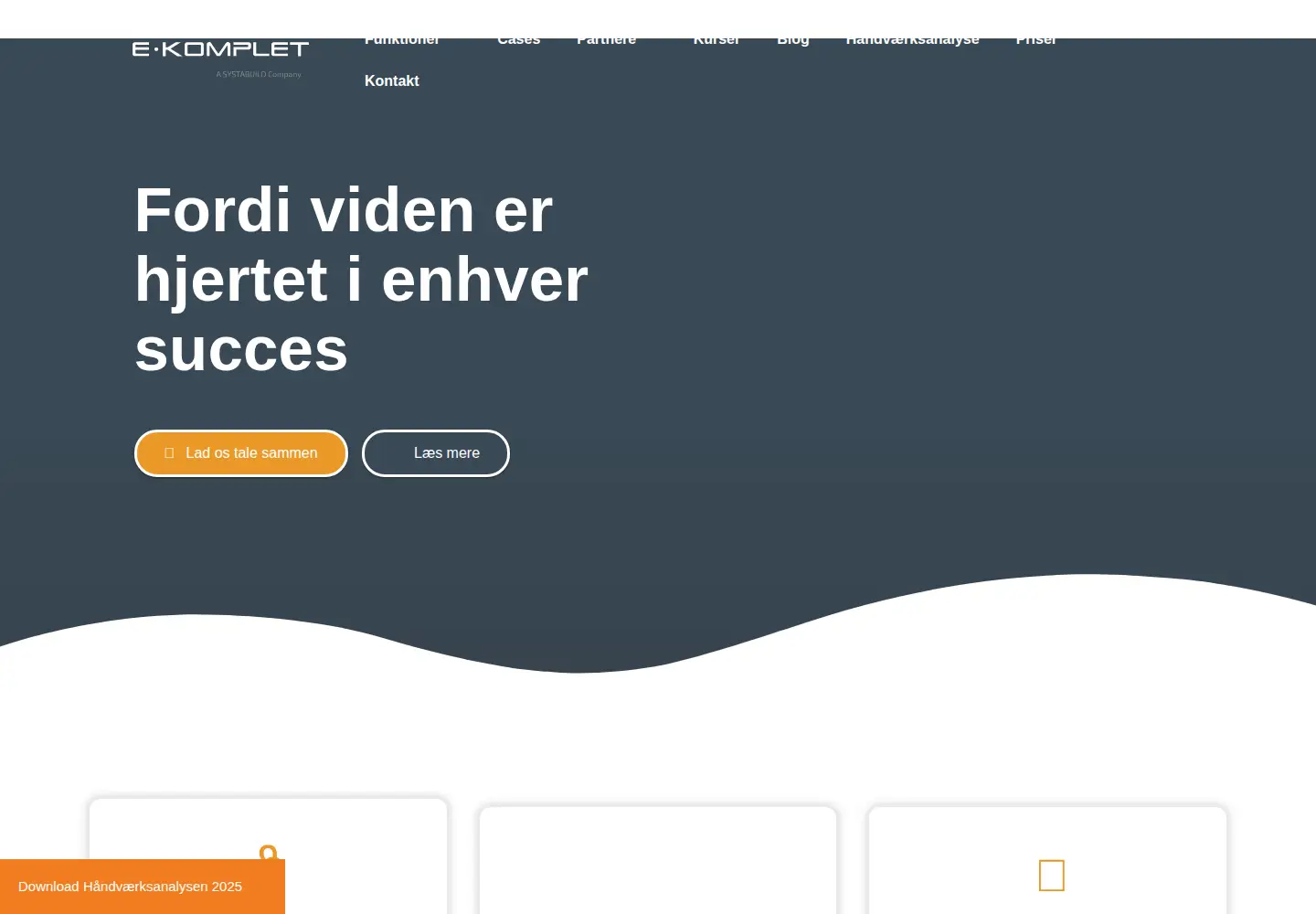 Screenshot of e-komplet.dk
