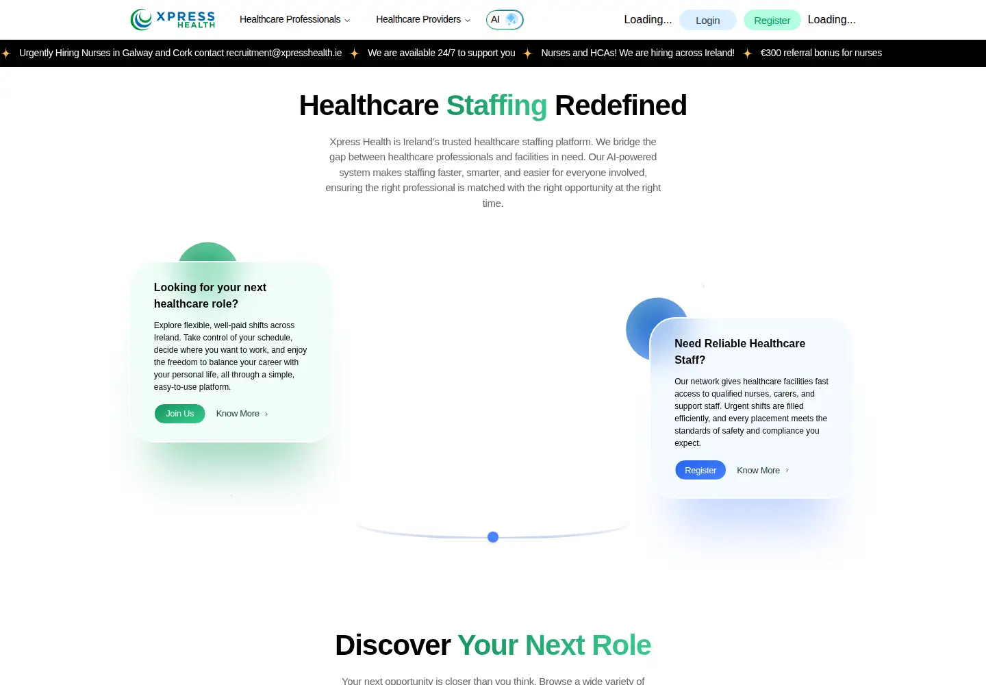 Screenshot of xpresshealth.ie