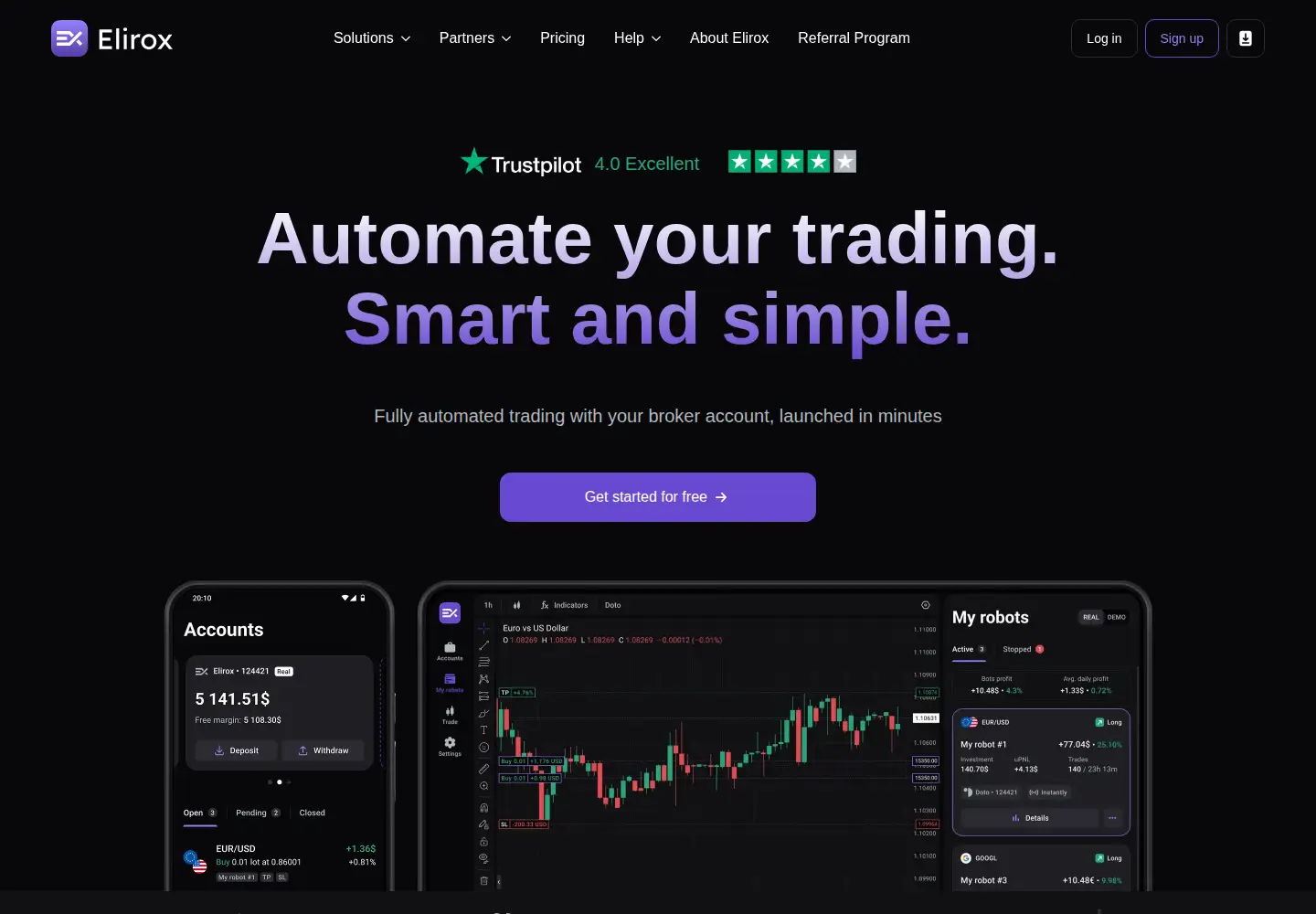 Screenshot of elirox.com