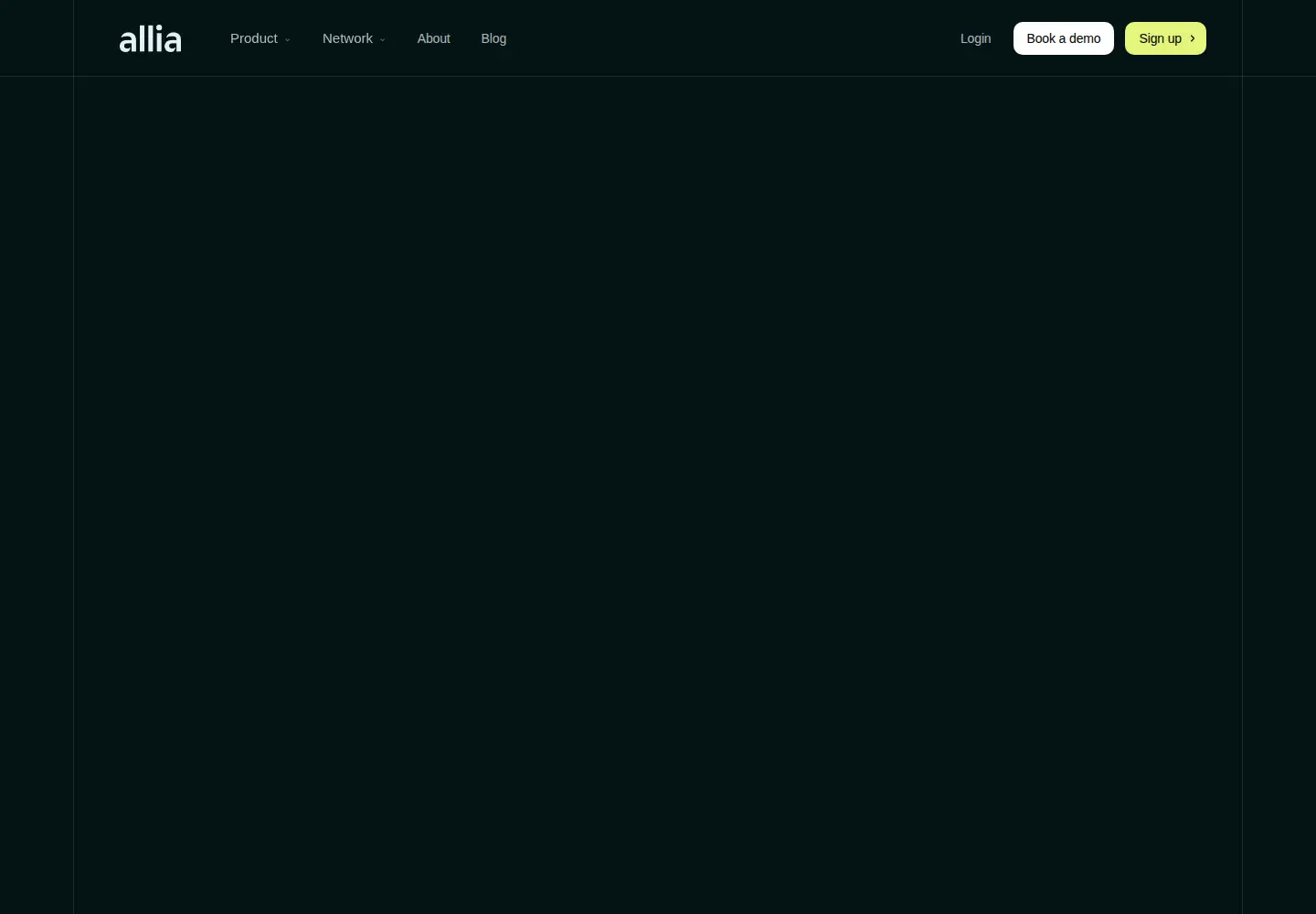 Screenshot of allia.health