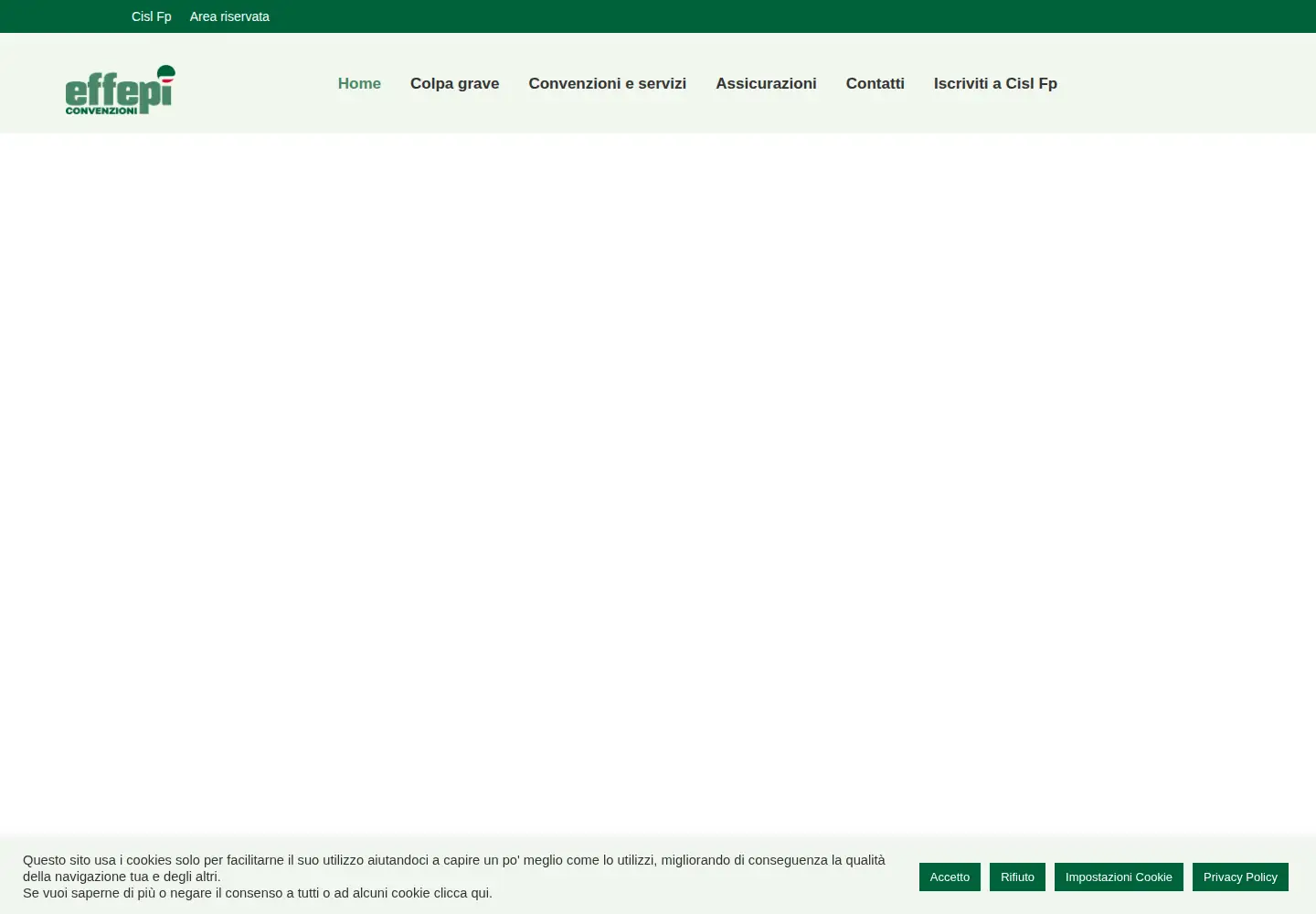 Screenshot of convenzionicislfp.it