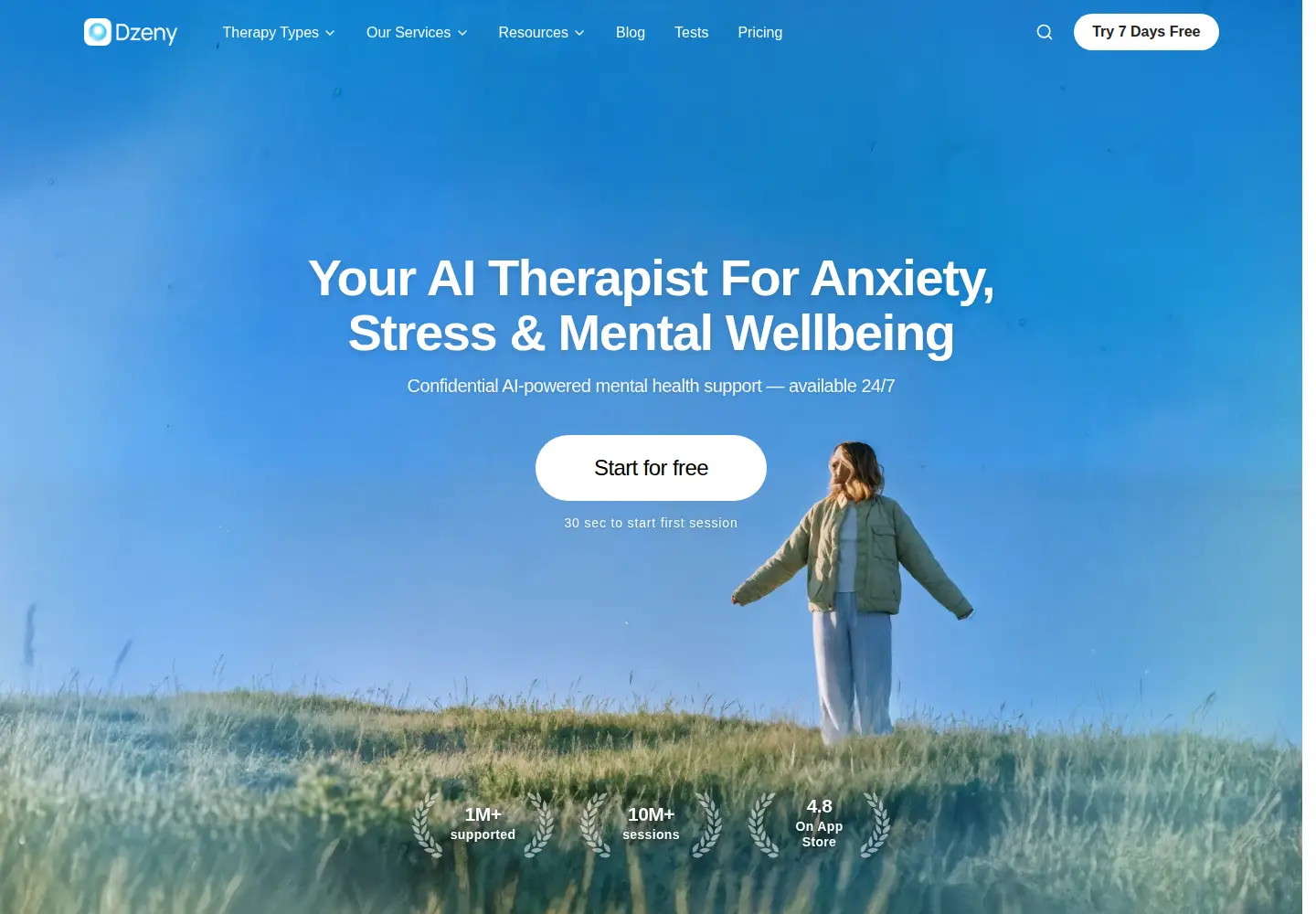 Screenshot of dzeny.com