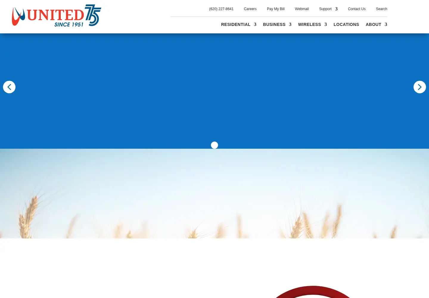 Captured homepage of getunited.com in the current scan