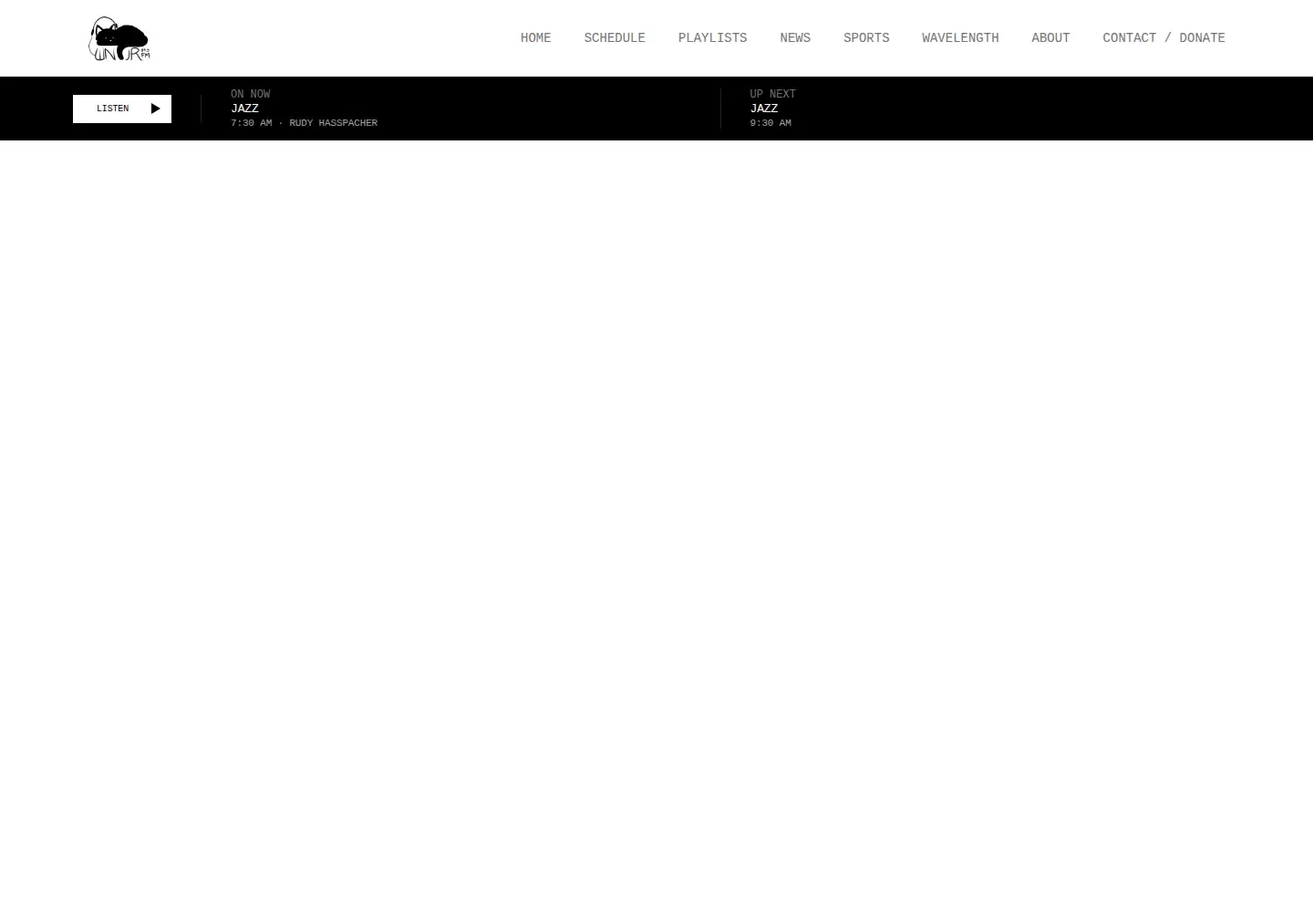 Screenshot of wnur.org