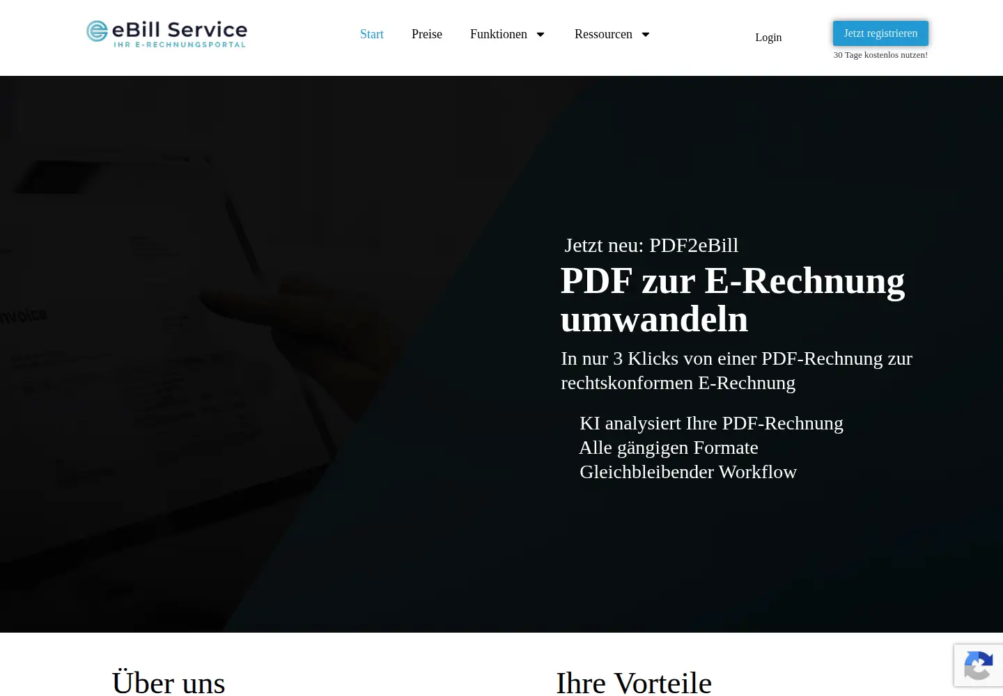 Screenshot of ebill-service.de