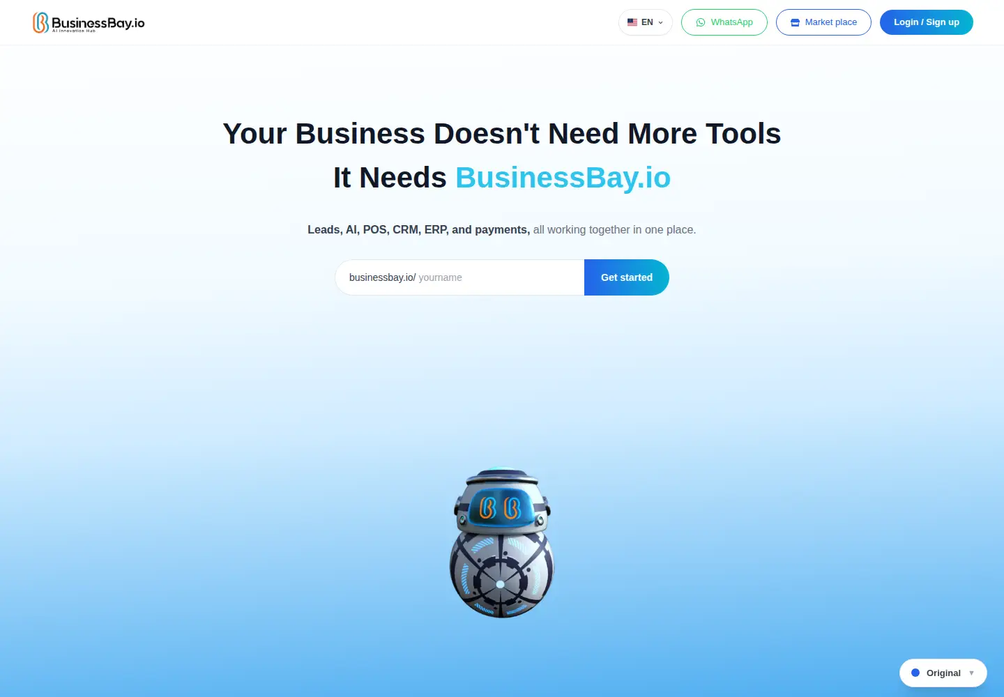 Screenshot of businessbay.io