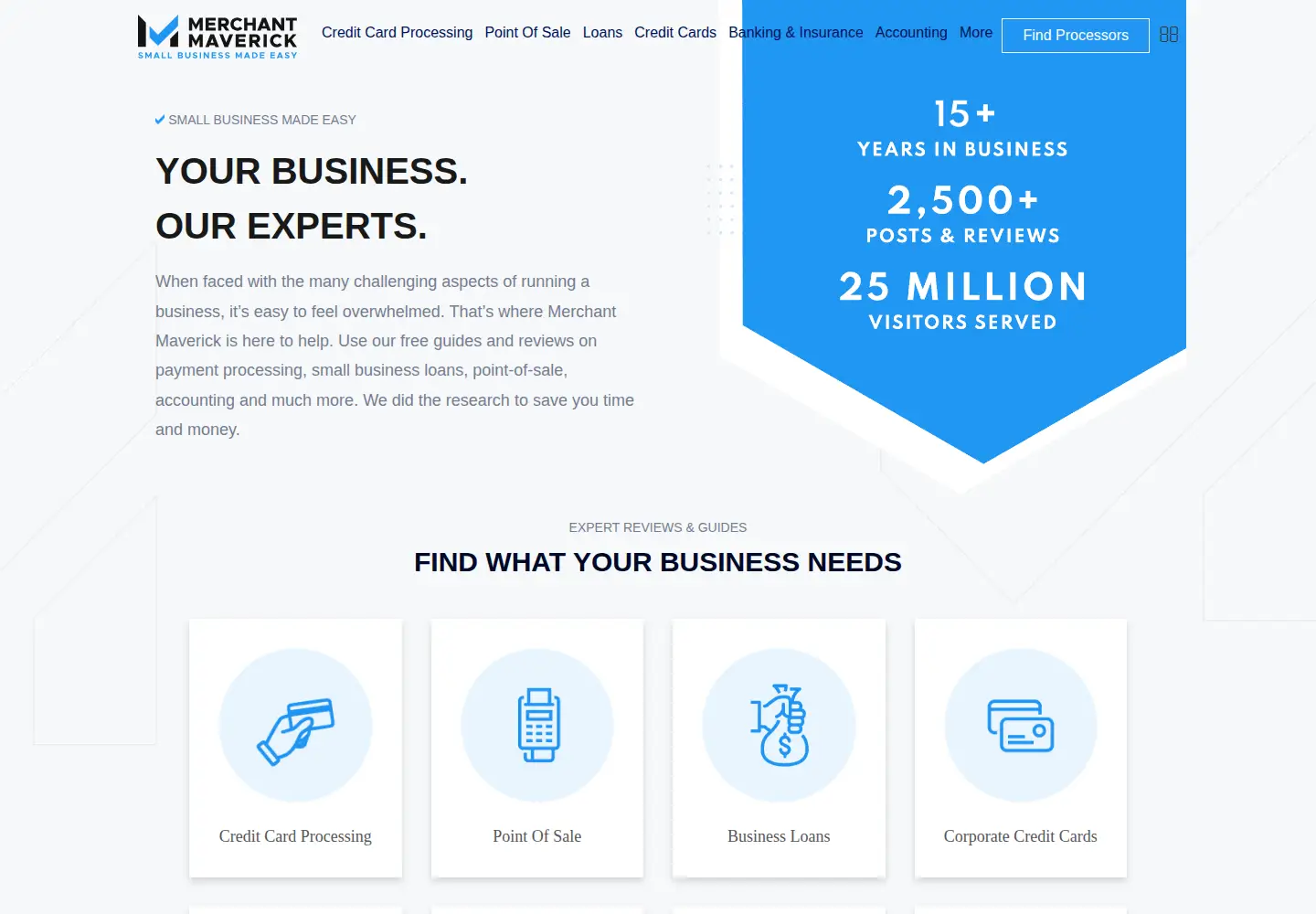 Screenshot of merchantmaverick.com