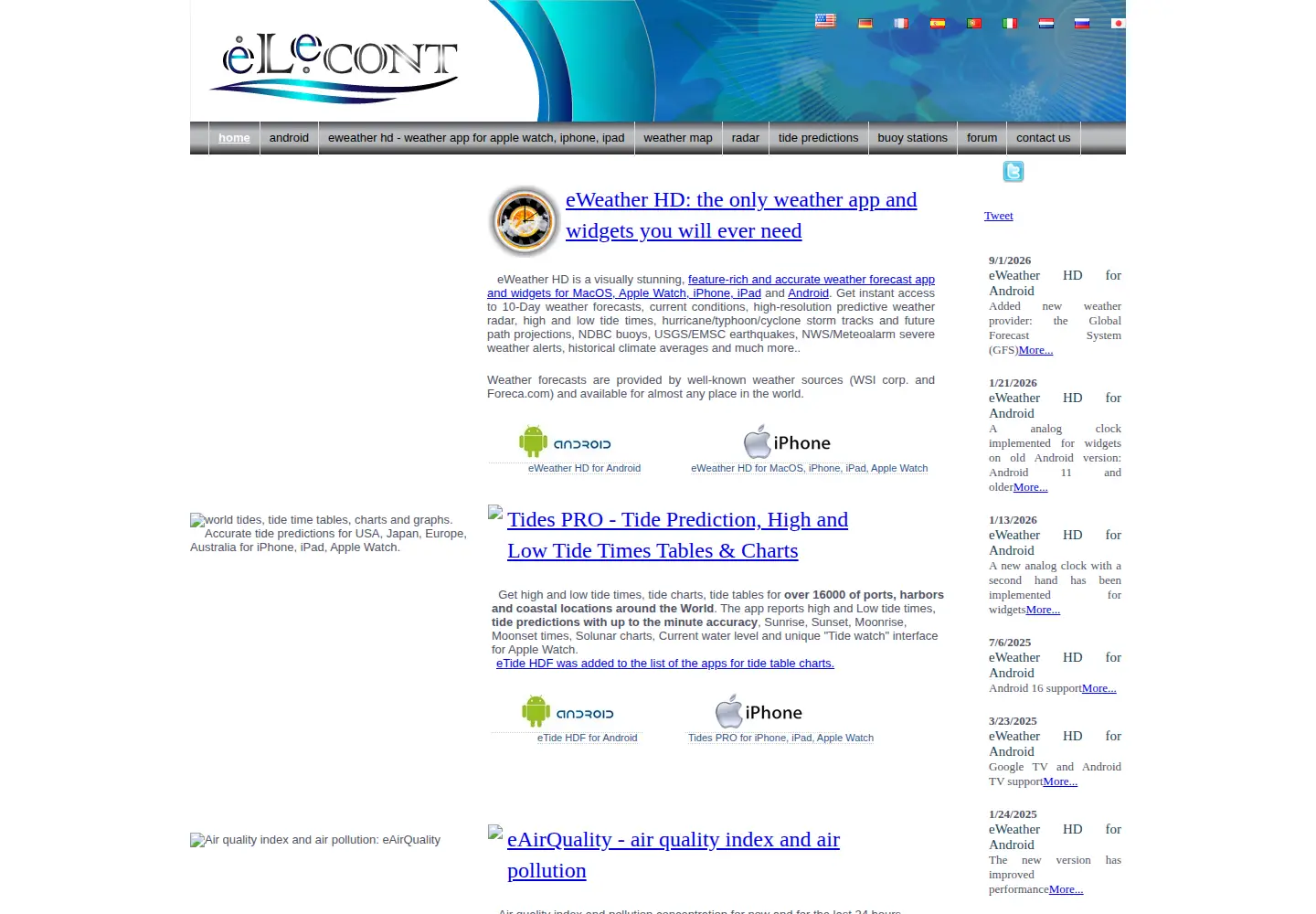Screenshot of elecont.com