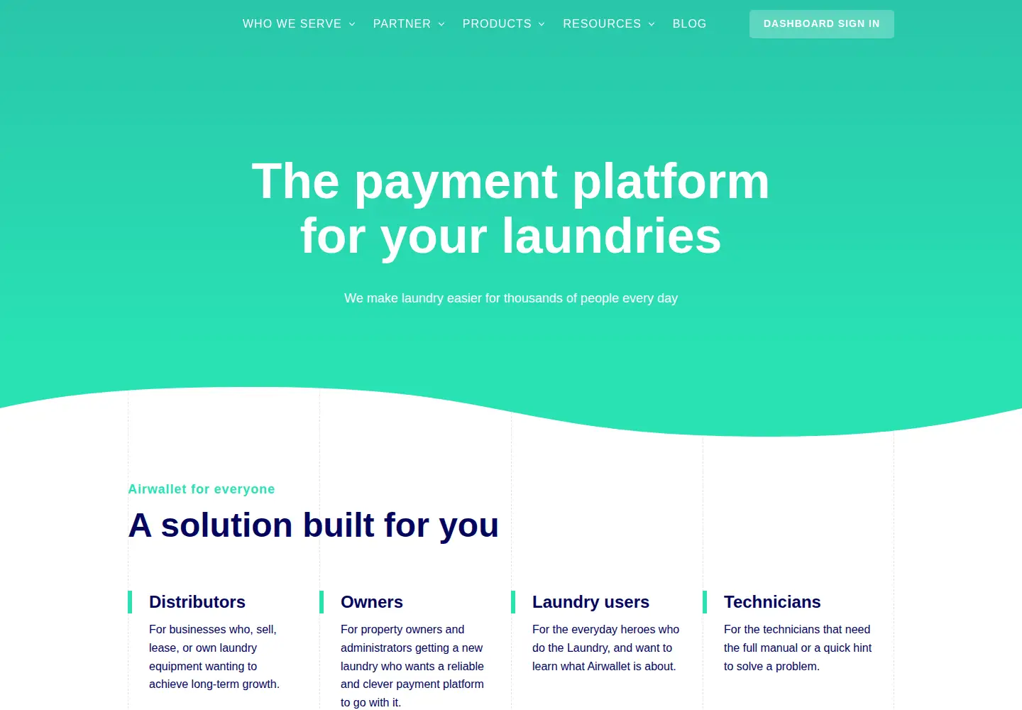 Captured homepage of airwallet.net in the current scan
