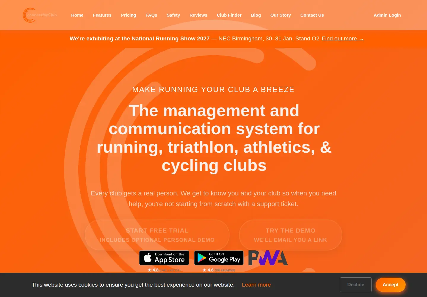 Screenshot of connectmy.club