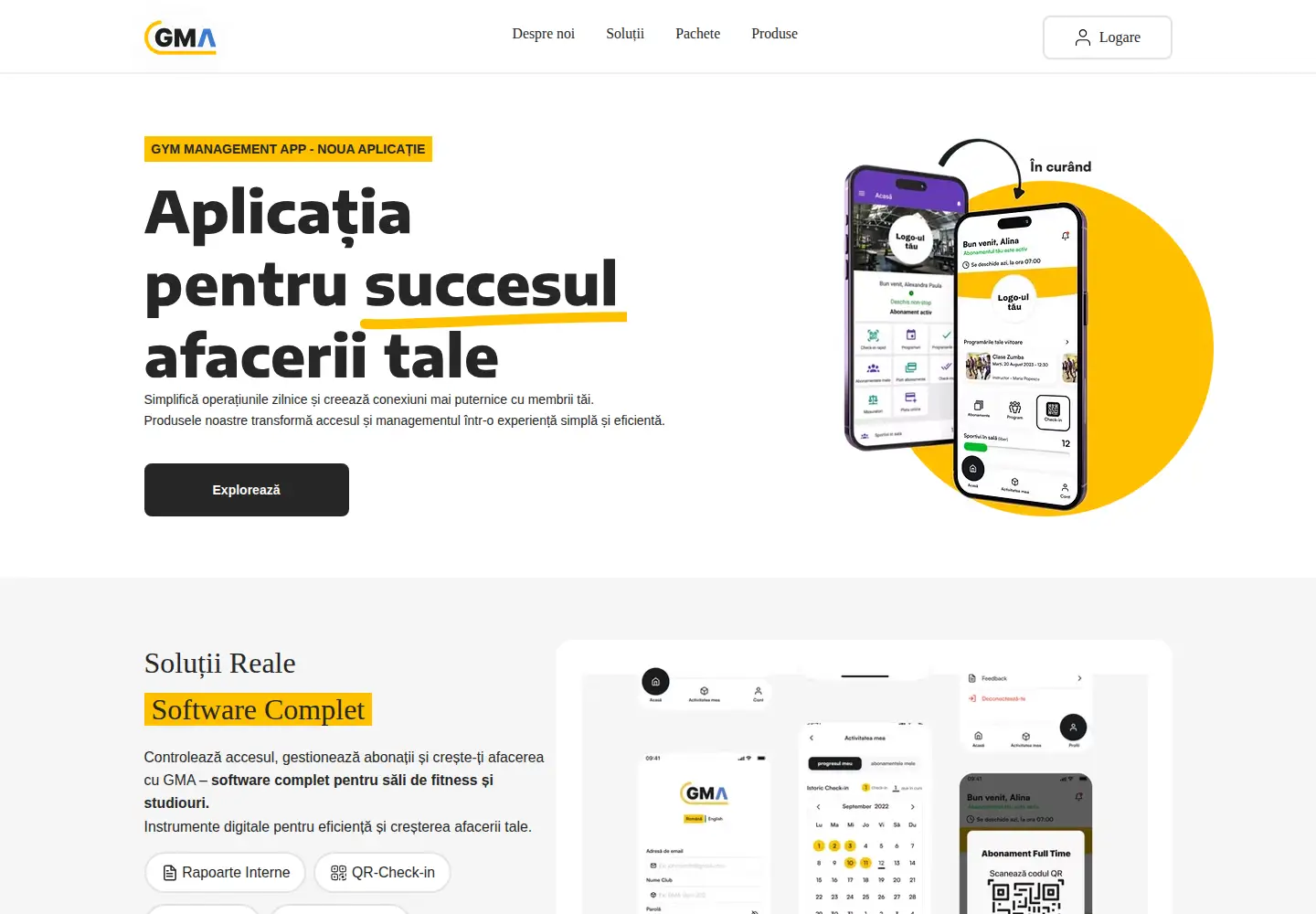 Screenshot of gym-management-app.com