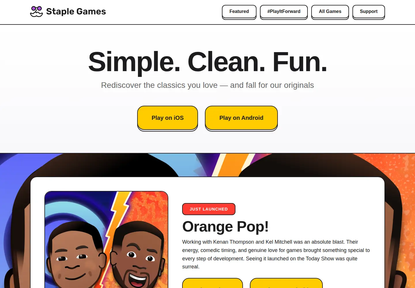 Screenshot of staplegames.com
