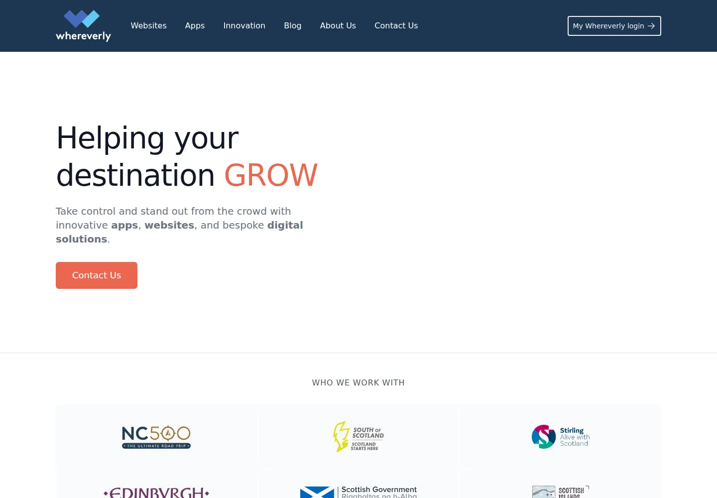 Screenshot of whereverly.com