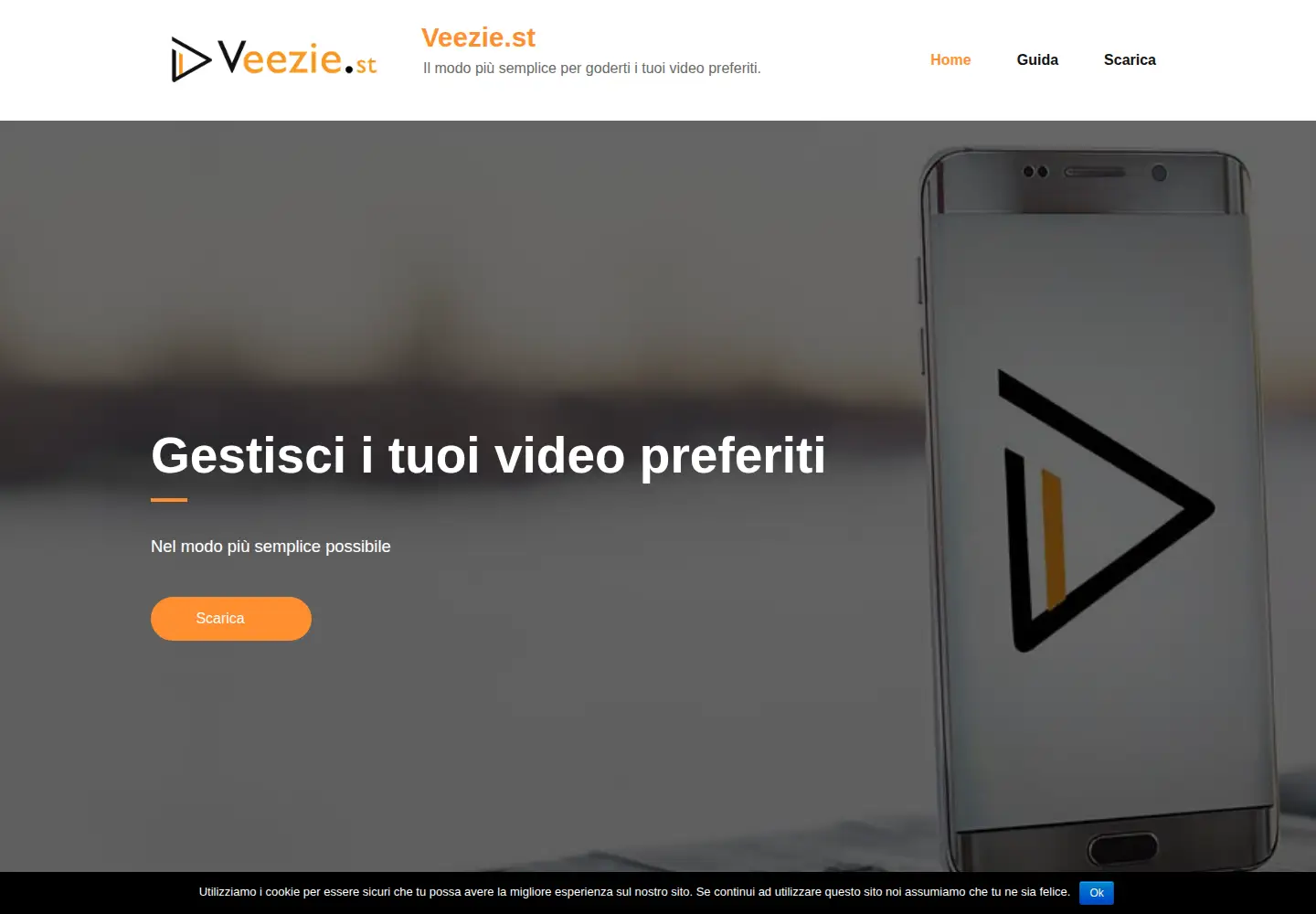 Screenshot of veezie.st